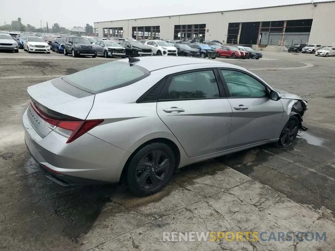 3 Photograph of a damaged car 5NPLM4AG9MH037044 HYUNDAI ELANTRA 2021