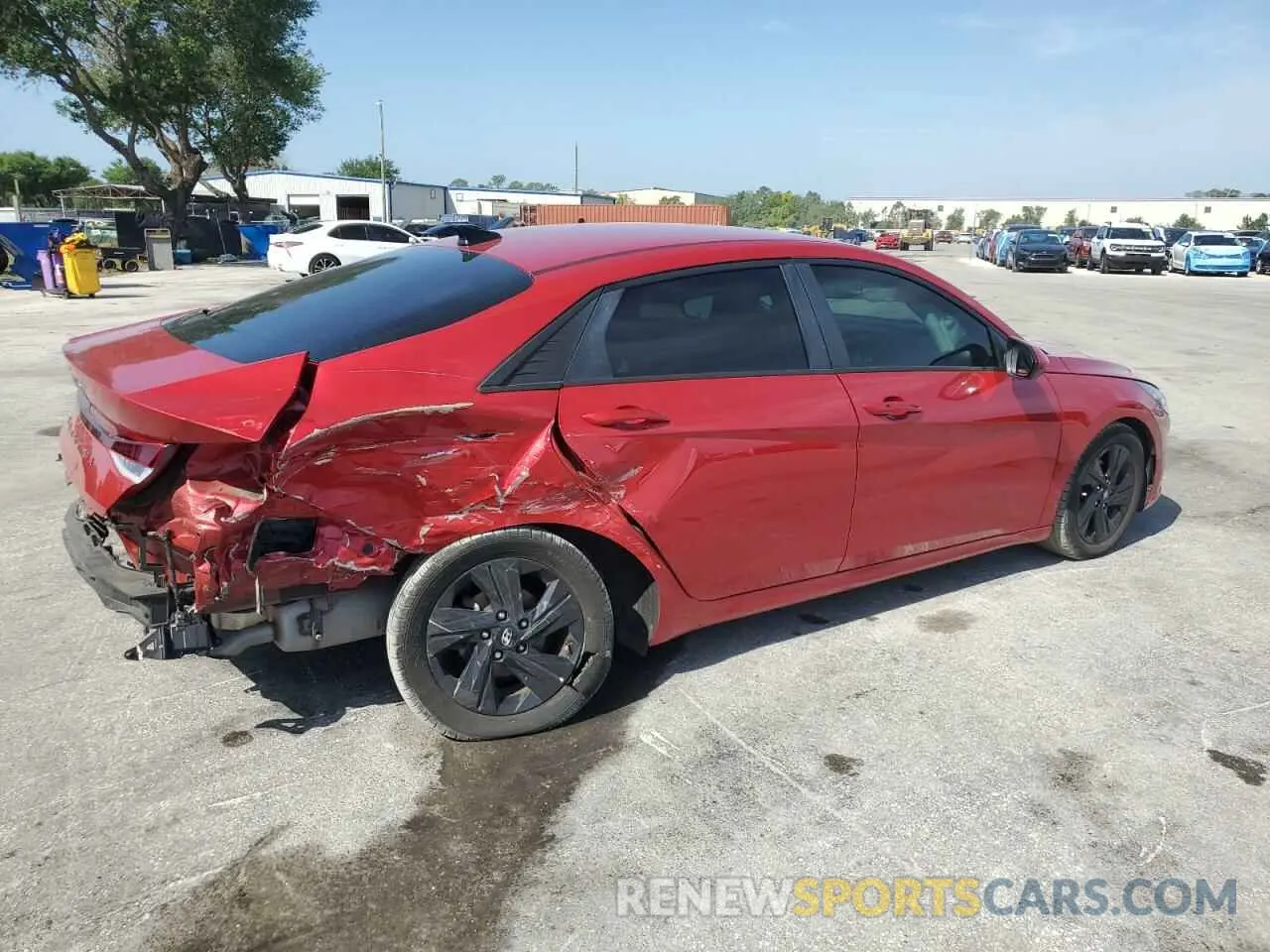 3 Фотография поврежденного автомобиля 5NPLM4AGXMH004022 HYUNDAI ELANTRA 2021