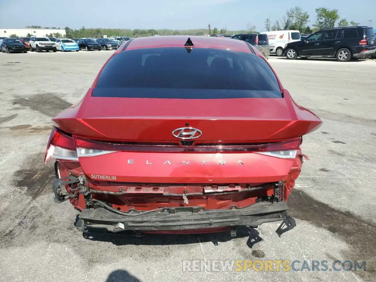 6 Фотография поврежденного автомобиля 5NPLM4AGXMH004022 HYUNDAI ELANTRA 2021