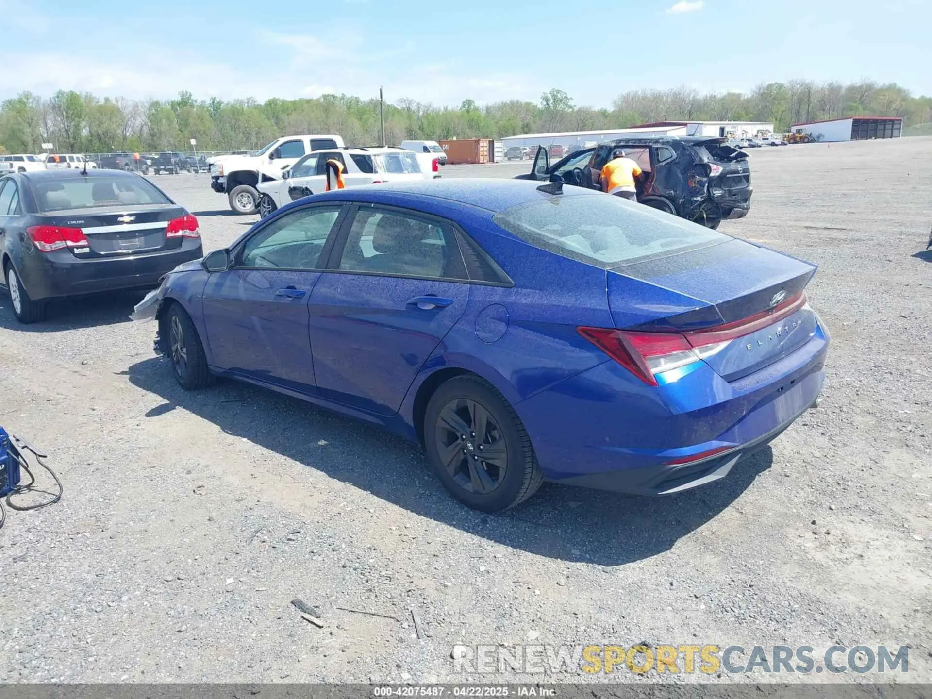 3 Фотография поврежденного автомобиля 5NPLM4AGXMH011858 HYUNDAI ELANTRA 2021