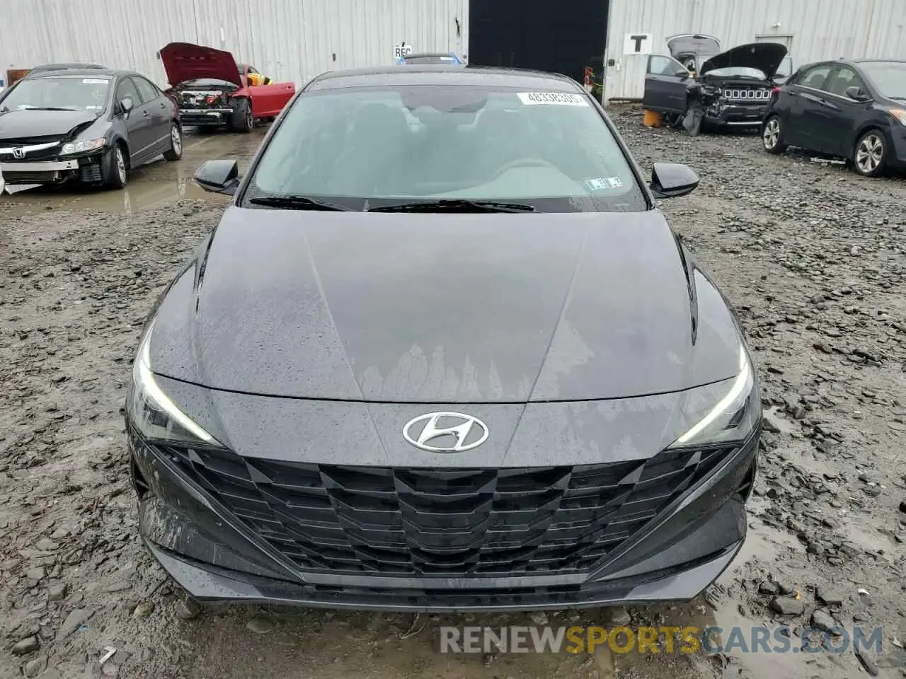 5 Photograph of a damaged car 5NPLM4AGXMH018521 HYUNDAI ELANTRA 2021