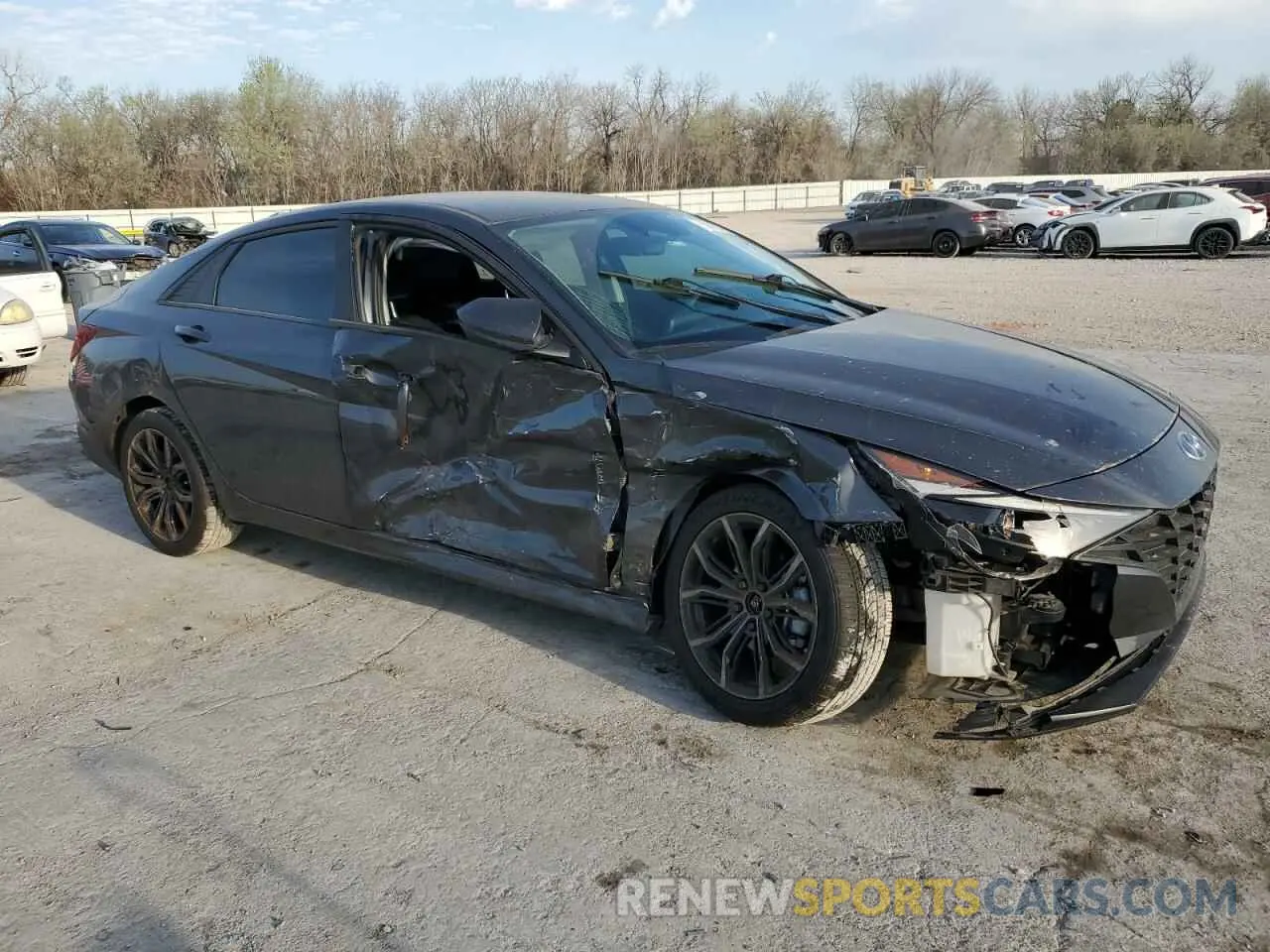 4 Фотография поврежденного автомобиля 5NPLM4AGXMH025713 HYUNDAI ELANTRA 2021