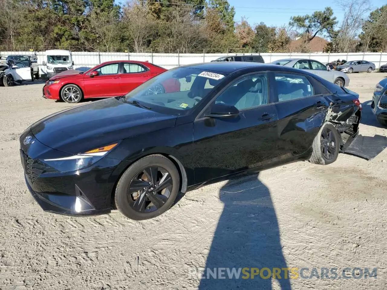 1 Photograph of a damaged car 5NPLM4AGXMH026988 HYUNDAI ELANTRA 2021