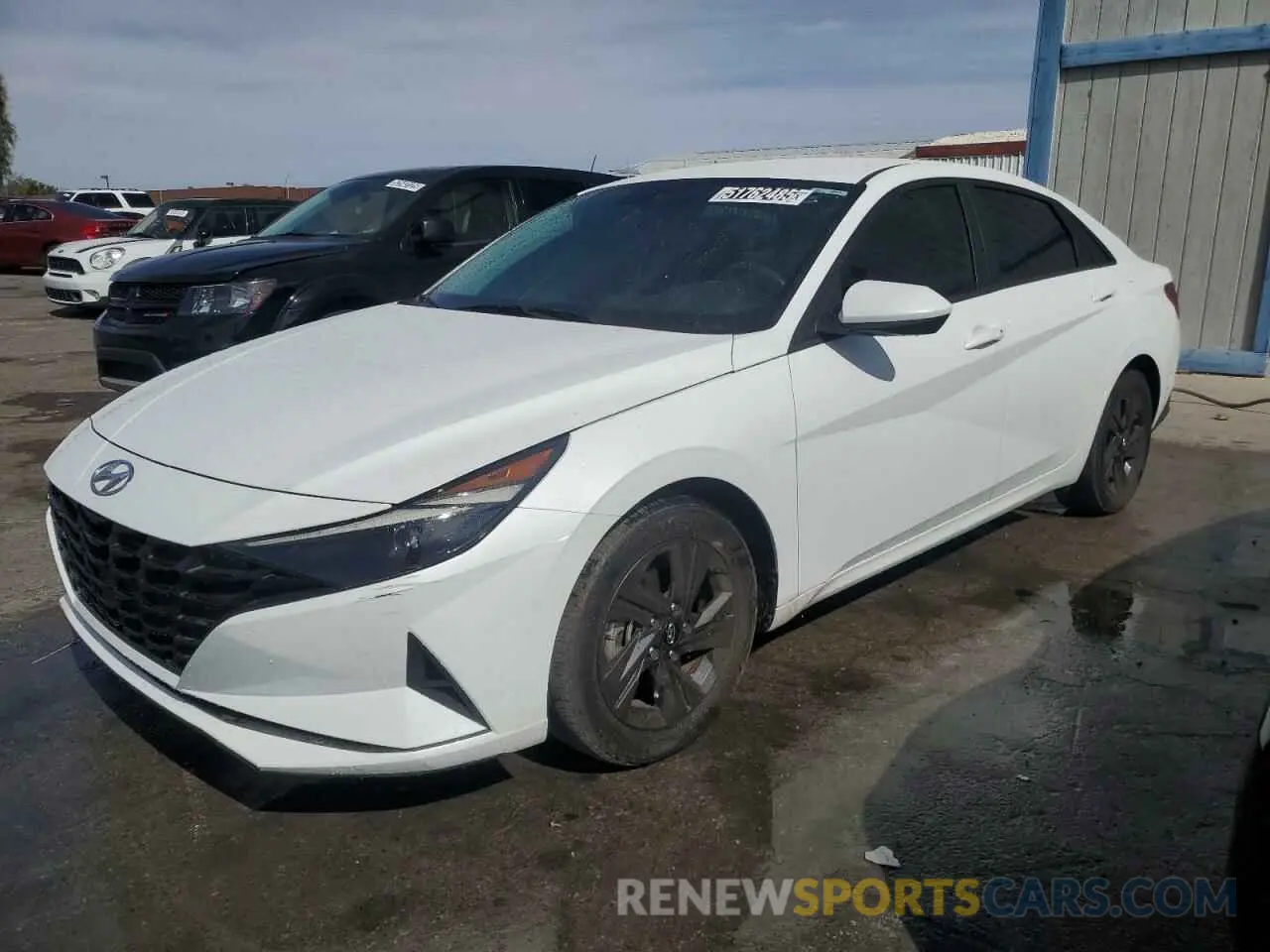 1 Photograph of a damaged car 5NPLM4AGXMH038834 HYUNDAI ELANTRA 2021
