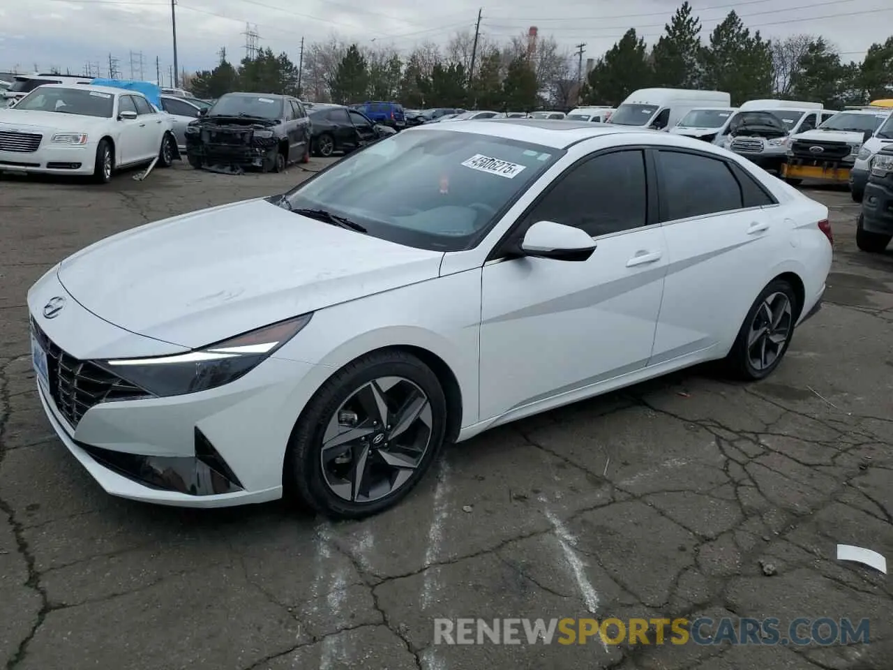 1 Фотография поврежденного автомобиля 5NPLN4AG0MH012711 HYUNDAI ELANTRA 2021