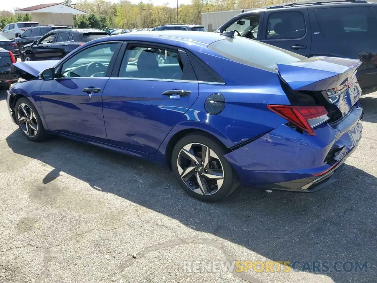 2 Photograph of a damaged car 5NPLN4AG0MH016399 HYUNDAI ELANTRA 2021