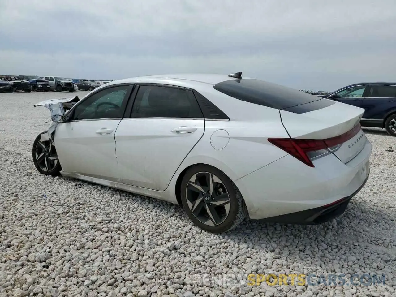 2 Photograph of a damaged car 5NPLN4AG1MH014466 HYUNDAI ELANTRA 2021