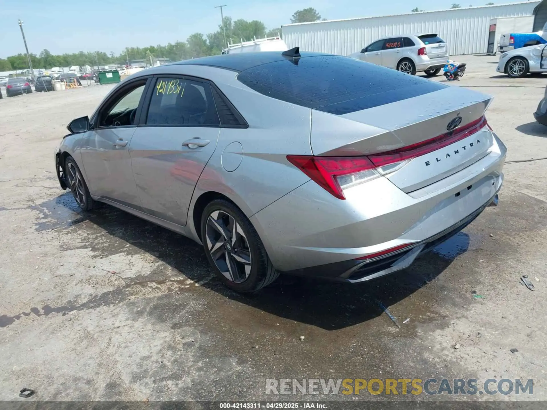 3 Photograph of a damaged car 5NPLN4AG1MH043336 HYUNDAI ELANTRA 2021