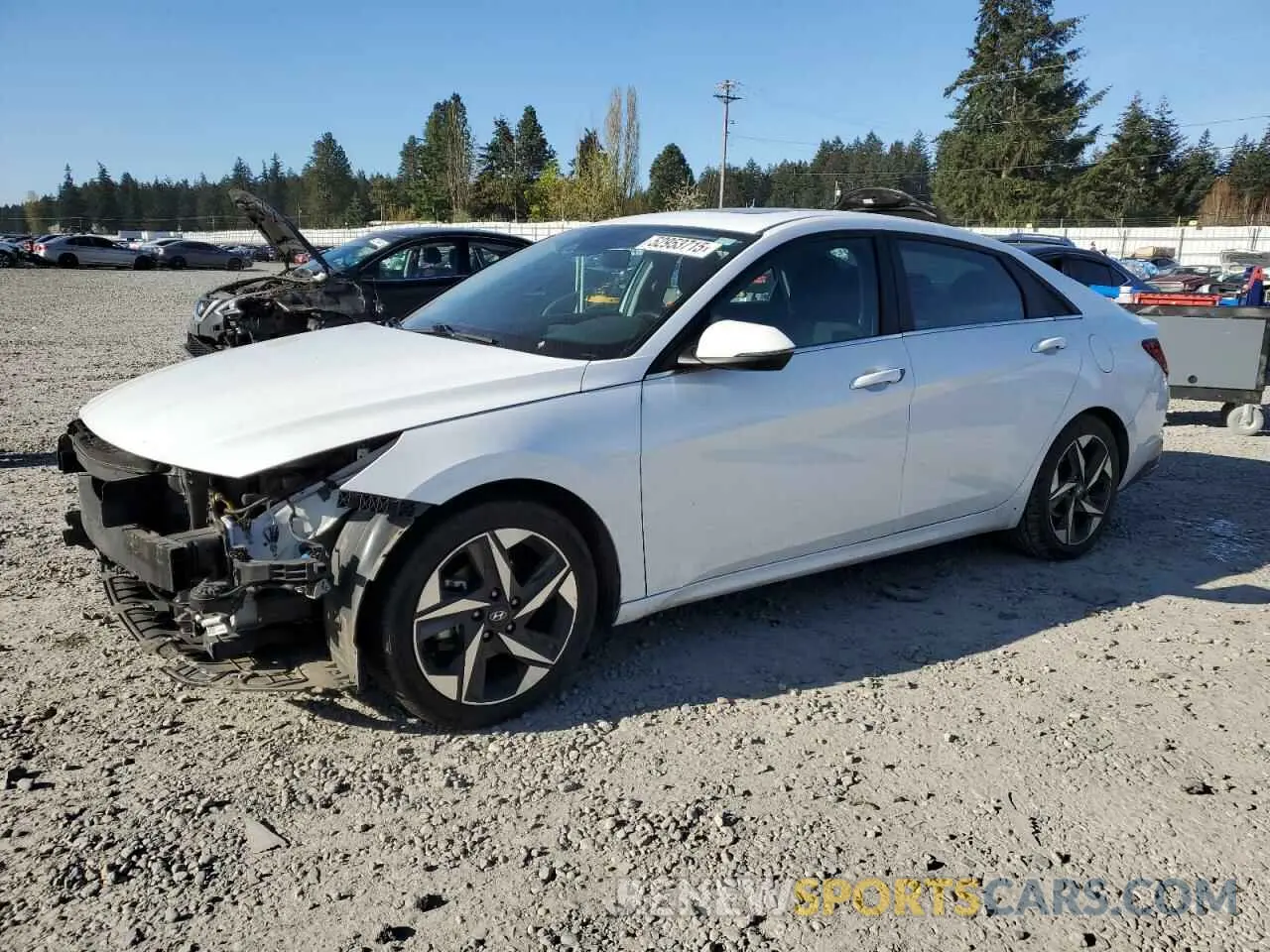 1 Фотография поврежденного автомобиля 5NPLN4AG3MH043693 HYUNDAI ELANTRA 2021