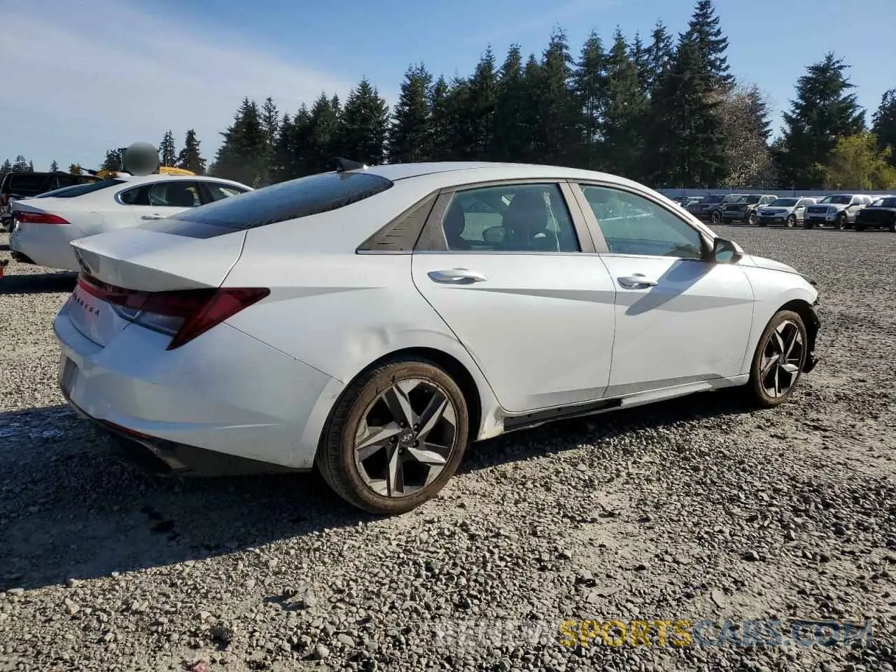 3 Фотография поврежденного автомобиля 5NPLN4AG3MH043693 HYUNDAI ELANTRA 2021