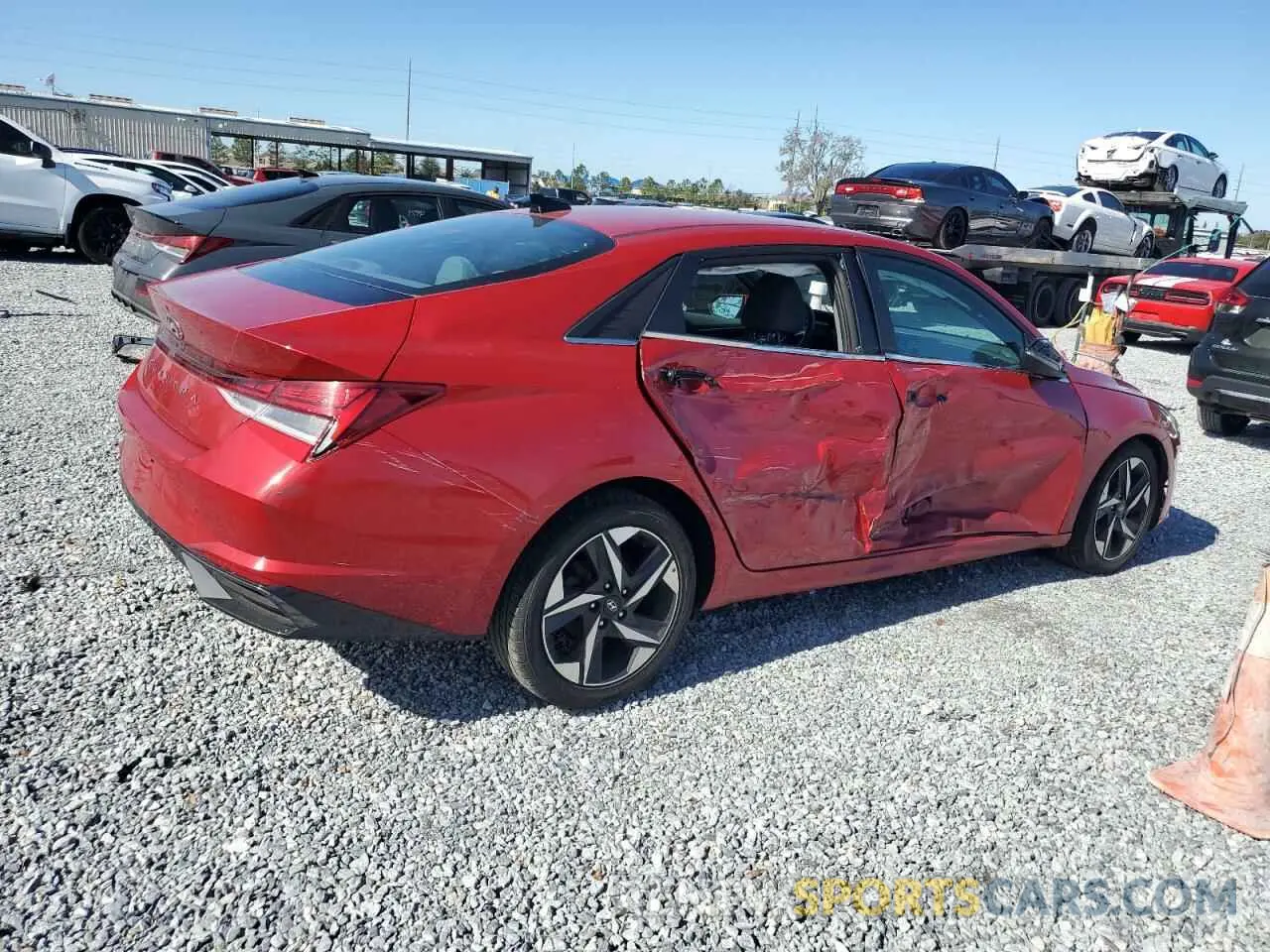 3 Photograph of a damaged car 5NPLN4AG6MH011305 HYUNDAI ELANTRA 2021