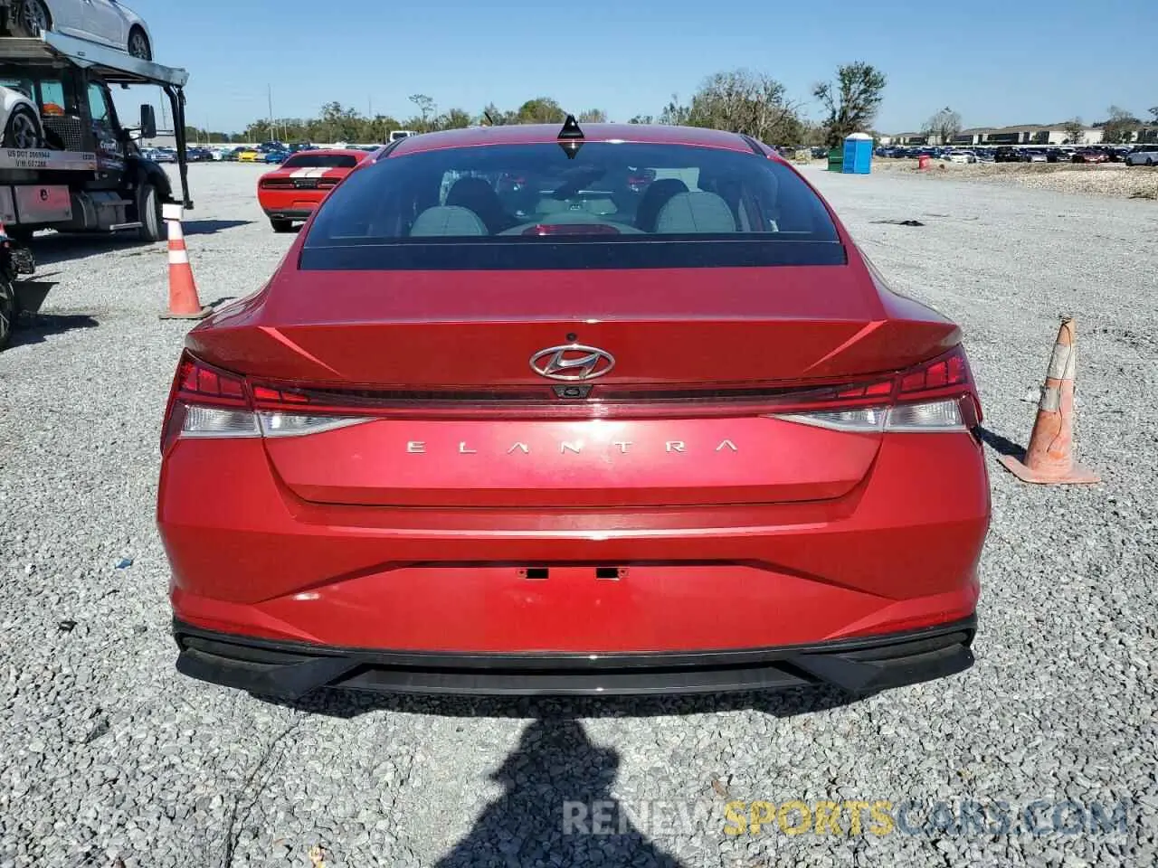 6 Photograph of a damaged car 5NPLN4AG6MH011305 HYUNDAI ELANTRA 2021