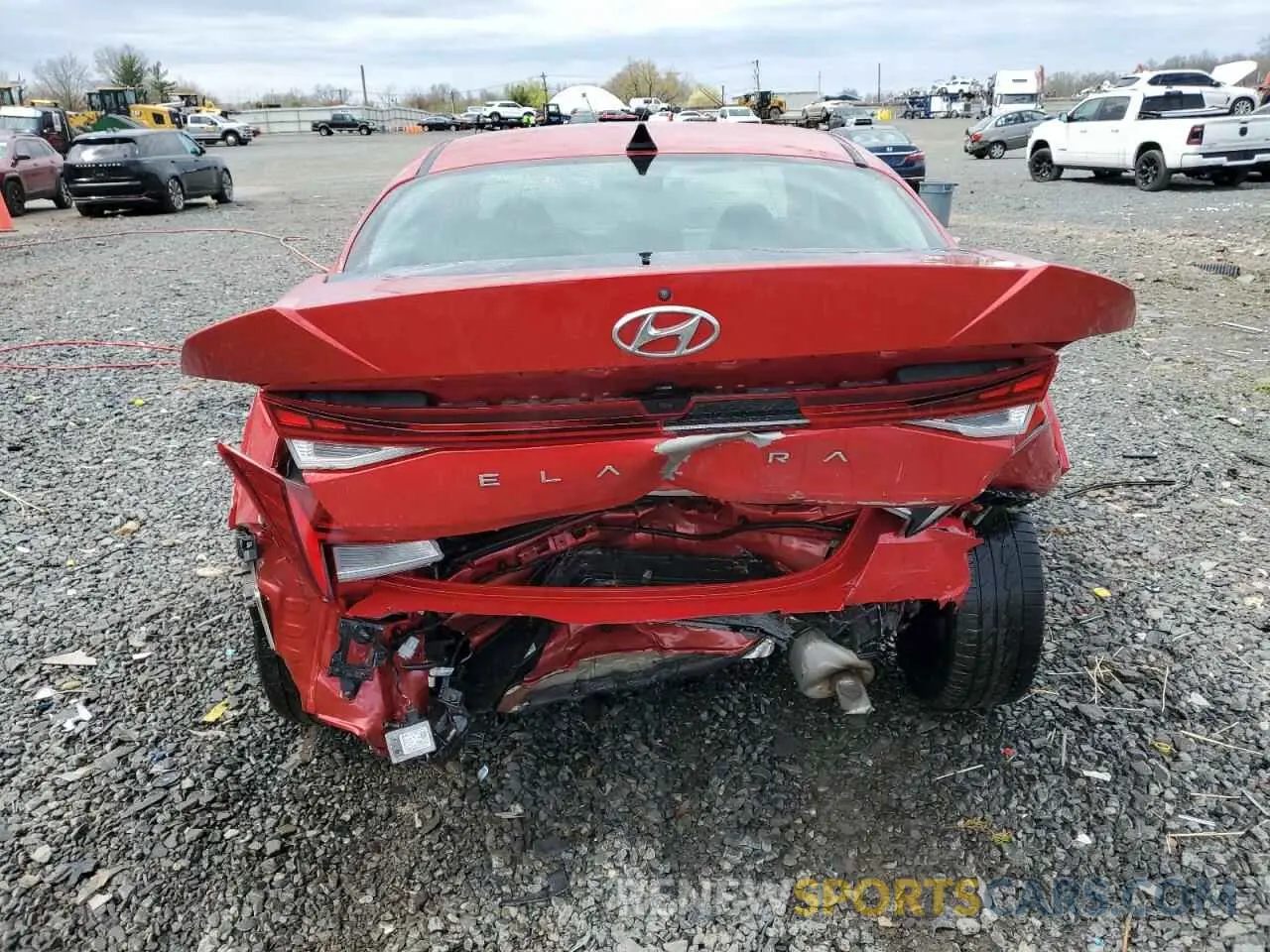 6 Photograph of a damaged car 5NPLN4AG6MH026919 HYUNDAI ELANTRA 2021