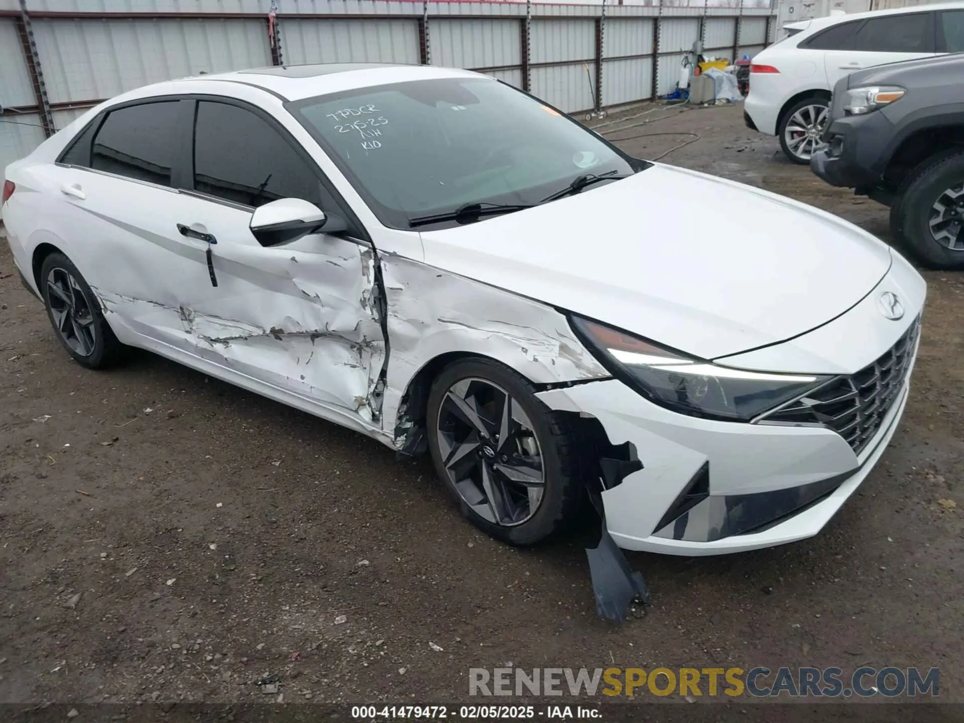 1 Photograph of a damaged car 5NPLN4AG6MH029304 HYUNDAI ELANTRA 2021