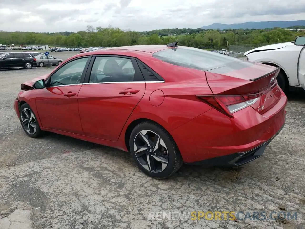 2 Photograph of a damaged car 5NPLN4AG7MH012401 HYUNDAI ELANTRA 2021