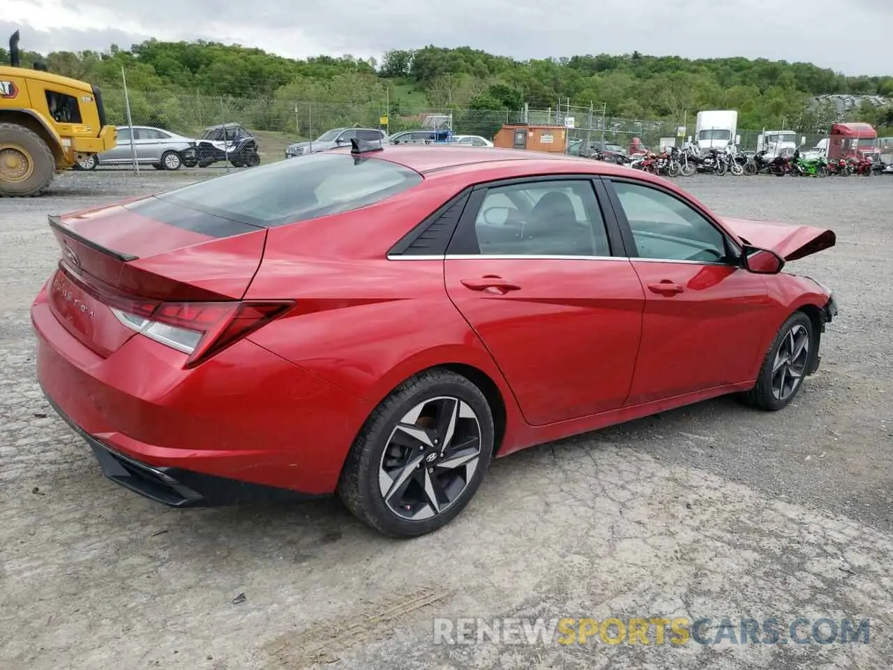 3 Photograph of a damaged car 5NPLN4AG7MH012401 HYUNDAI ELANTRA 2021