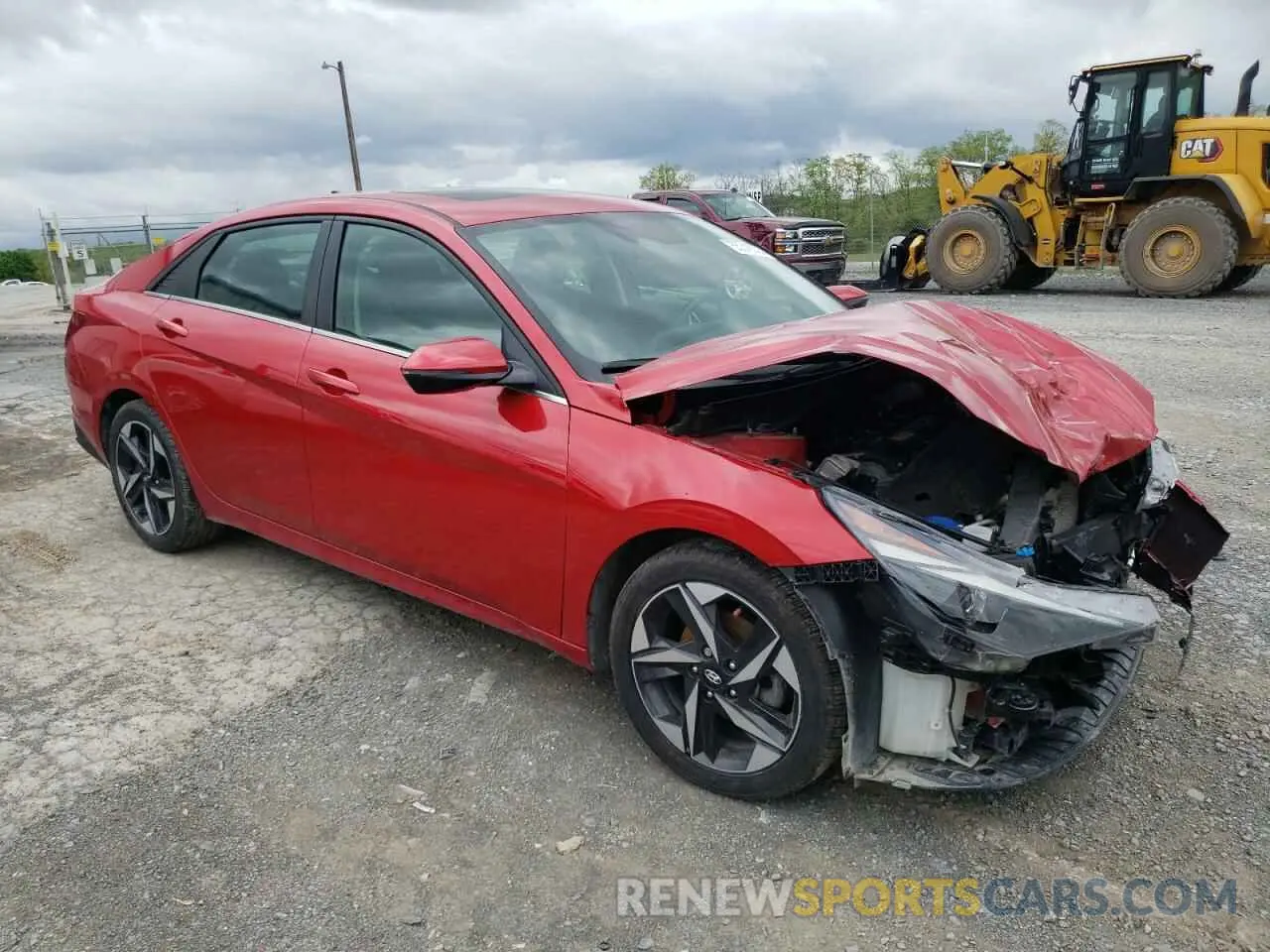 4 Photograph of a damaged car 5NPLN4AG7MH012401 HYUNDAI ELANTRA 2021