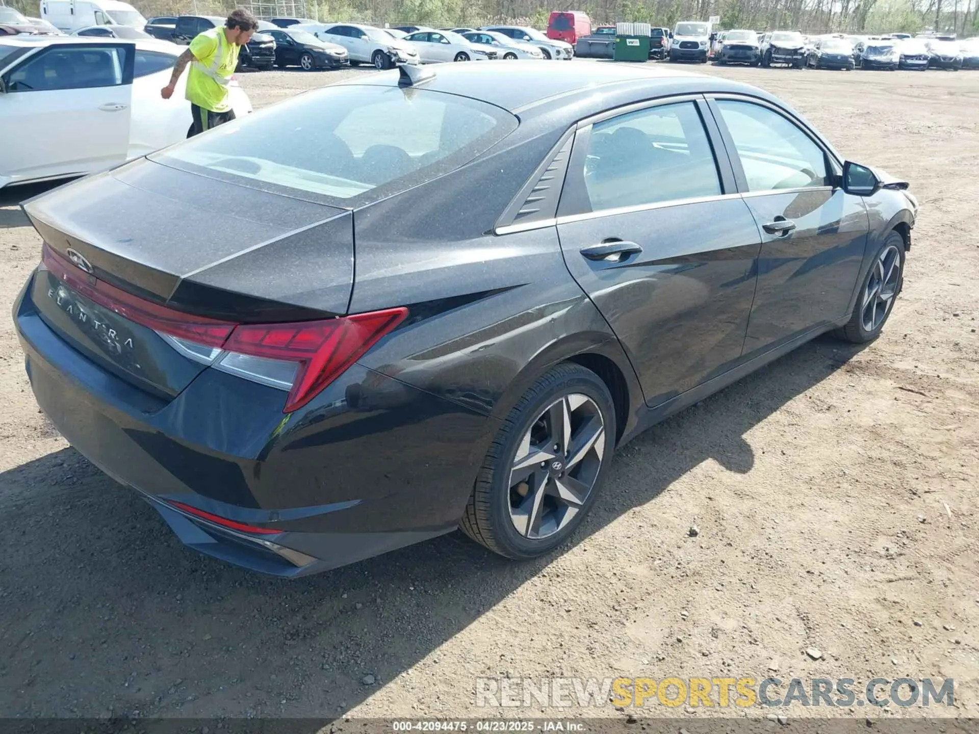 4 Фотография поврежденного автомобиля 5NPLN4AG8MH008776 HYUNDAI ELANTRA 2021
