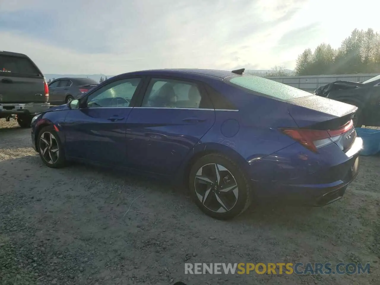 2 Photograph of a damaged car 5NPLN4AG9MH007202 HYUNDAI ELANTRA 2021