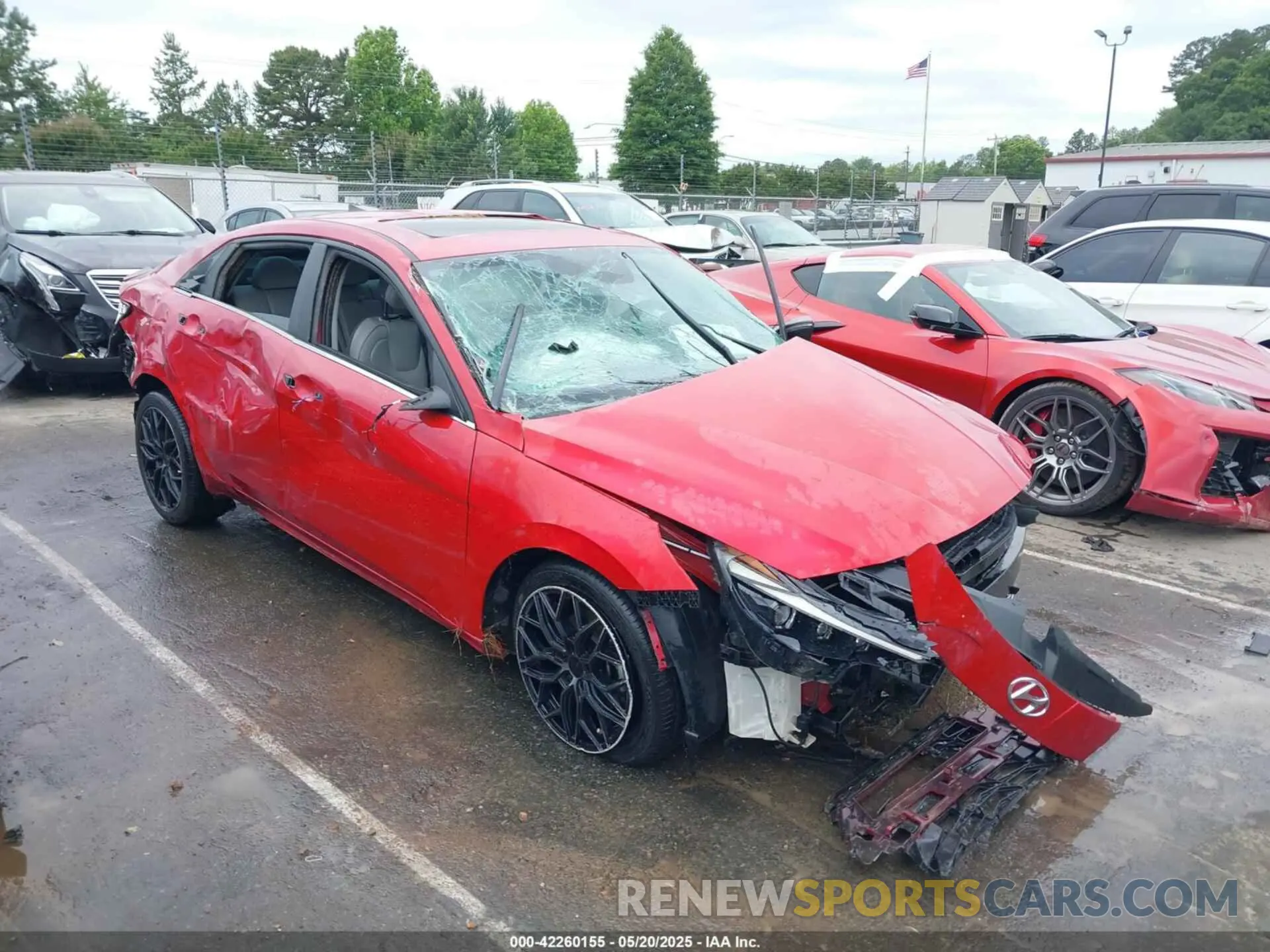 1 Фотография поврежденного автомобиля 5NPLP4AG1MH013053 HYUNDAI ELANTRA 2021