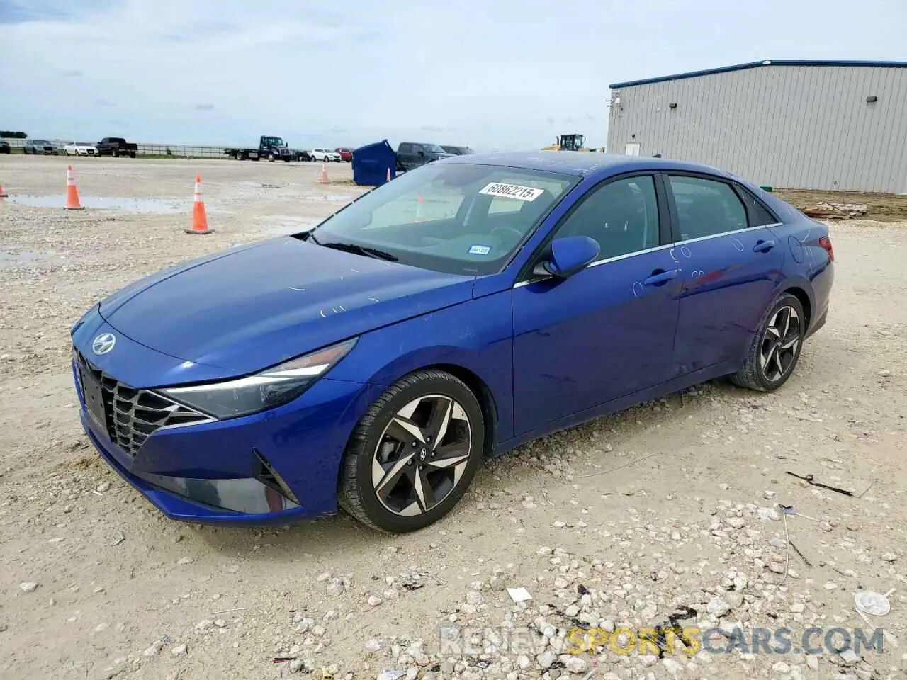 1 Photograph of a damaged car 5NPLP4AG2MH025812 HYUNDAI ELANTRA 2021