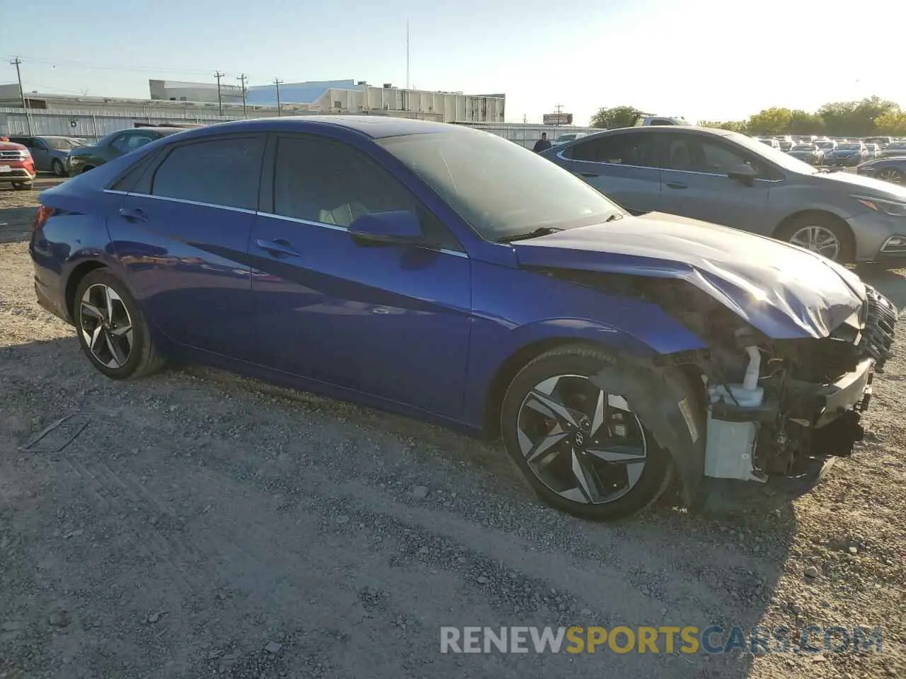 4 Photograph of a damaged car 5NPLP4AG3MH037208 HYUNDAI ELANTRA 2021