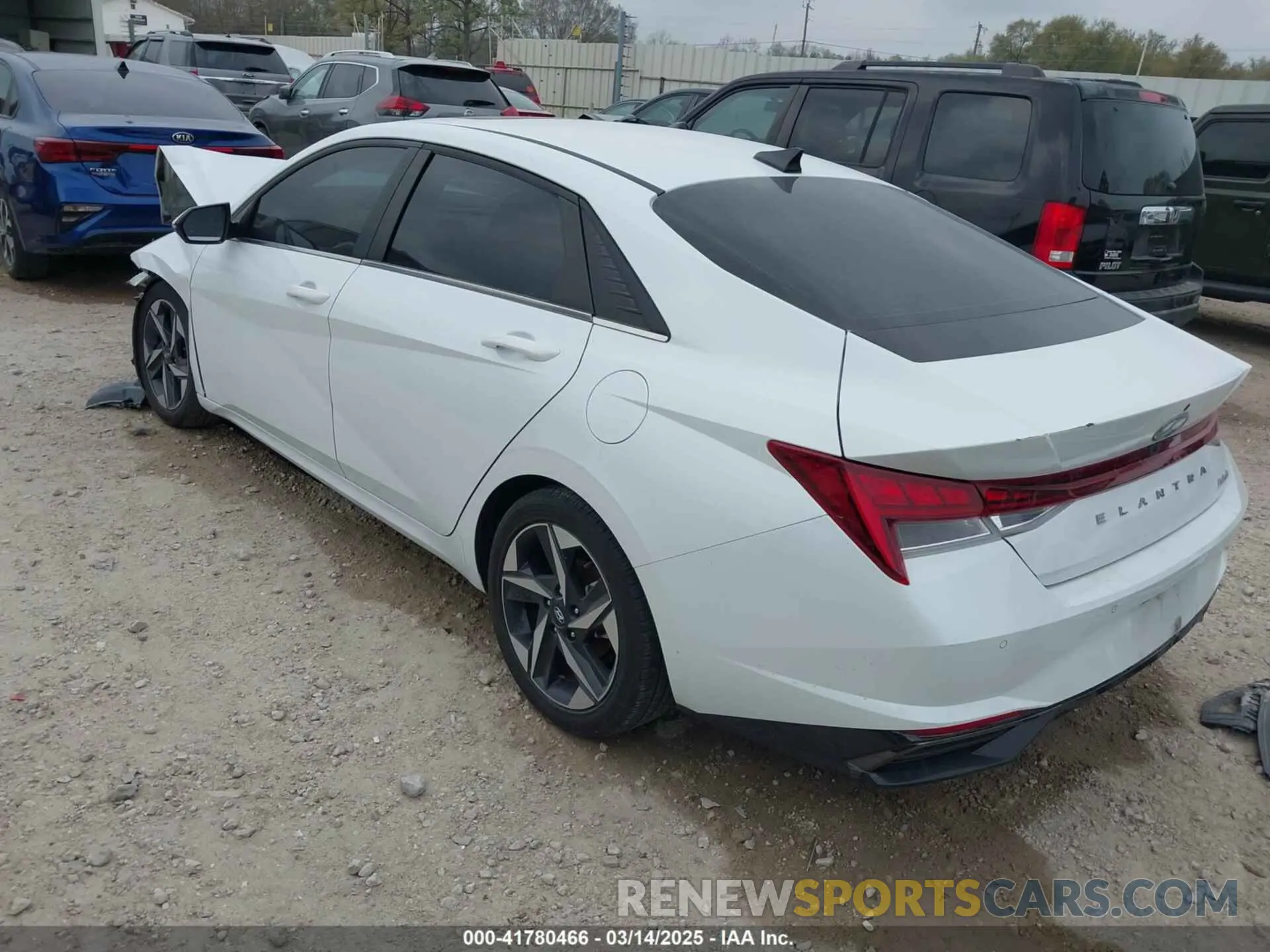 3 Фотография поврежденного автомобиля 5NPLP4AG4MH017887 HYUNDAI ELANTRA 2021