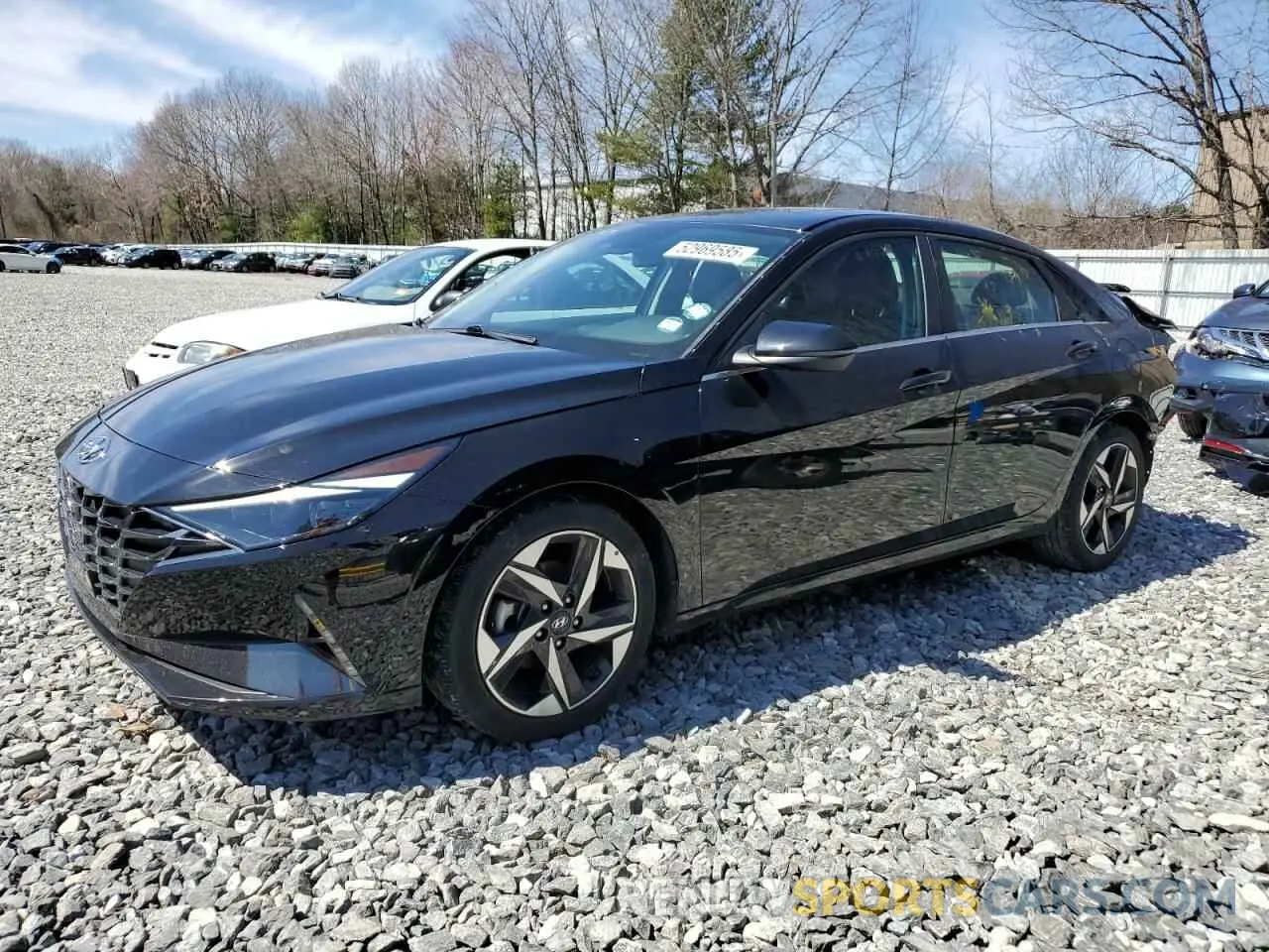 1 Photograph of a damaged car 5NPLP4AG4MH018747 HYUNDAI ELANTRA 2021