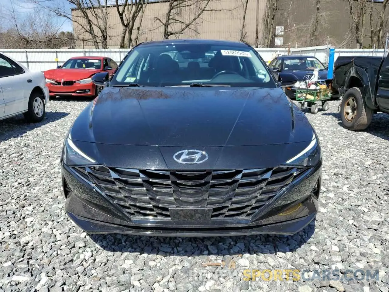 5 Photograph of a damaged car 5NPLP4AG4MH018747 HYUNDAI ELANTRA 2021