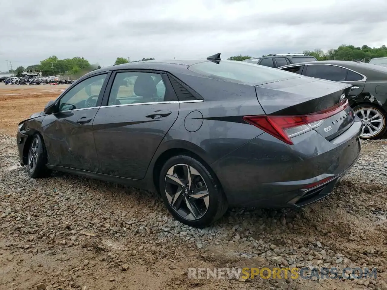 2 Photograph of a damaged car 5NPLP4AG9MH020025 HYUNDAI ELANTRA 2021