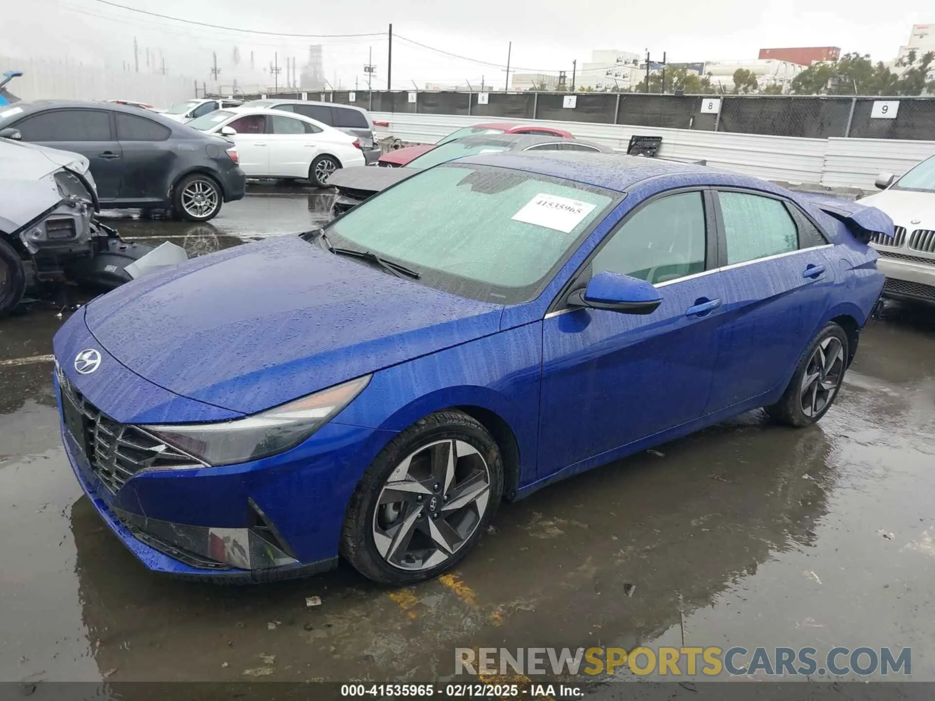 2 Photograph of a damaged car 5NPLP4AG9MH025466 HYUNDAI ELANTRA 2021
