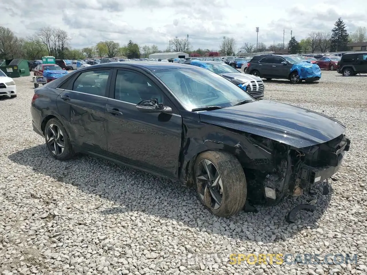 4 Фотография поврежденного автомобиля 5NPLP4AGXMH043636 HYUNDAI ELANTRA 2021