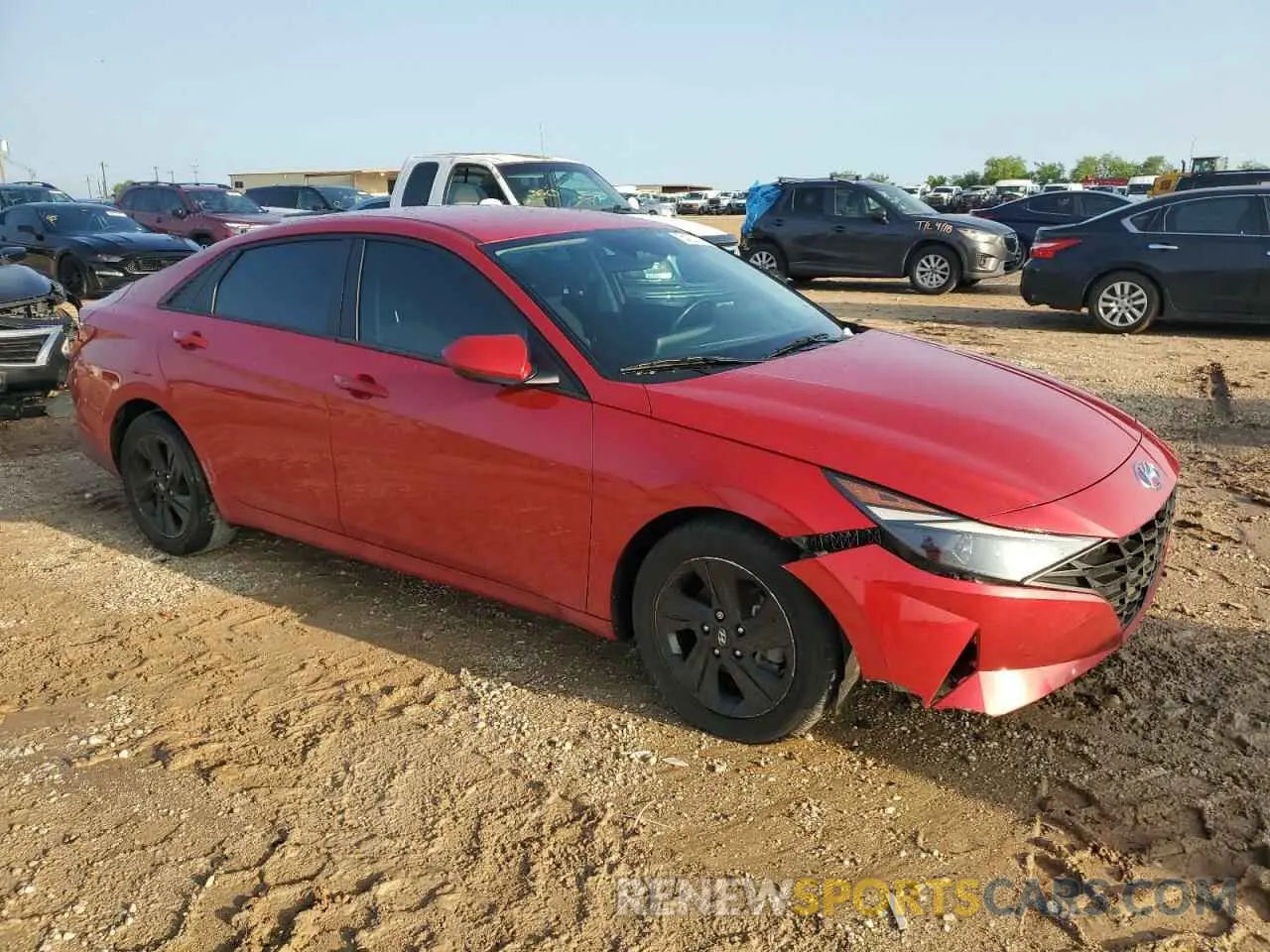 4 Фотография поврежденного автомобиля 5NPLS4AG0MH023524 HYUNDAI ELANTRA 2021