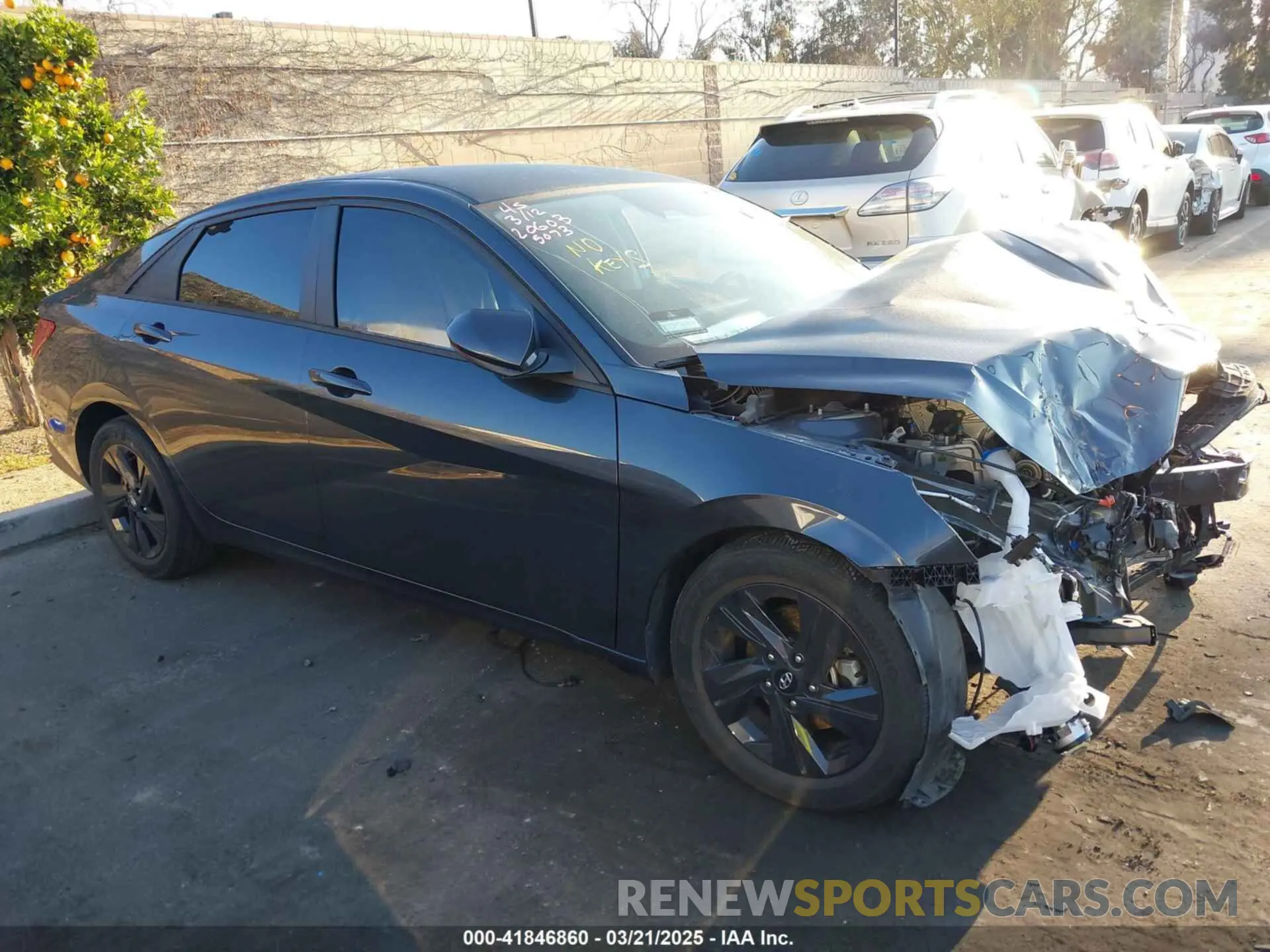 13 Photograph of a damaged car 5NPLS4AG2MH005073 HYUNDAI ELANTRA 2021