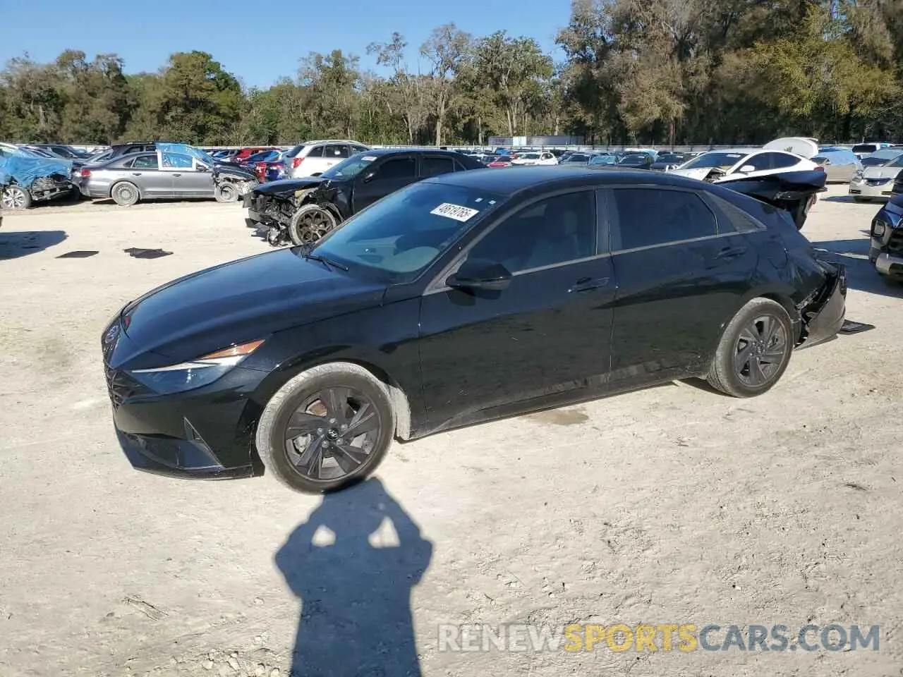 1 Photograph of a damaged car 5NPLS4AG3MH034887 HYUNDAI ELANTRA 2021