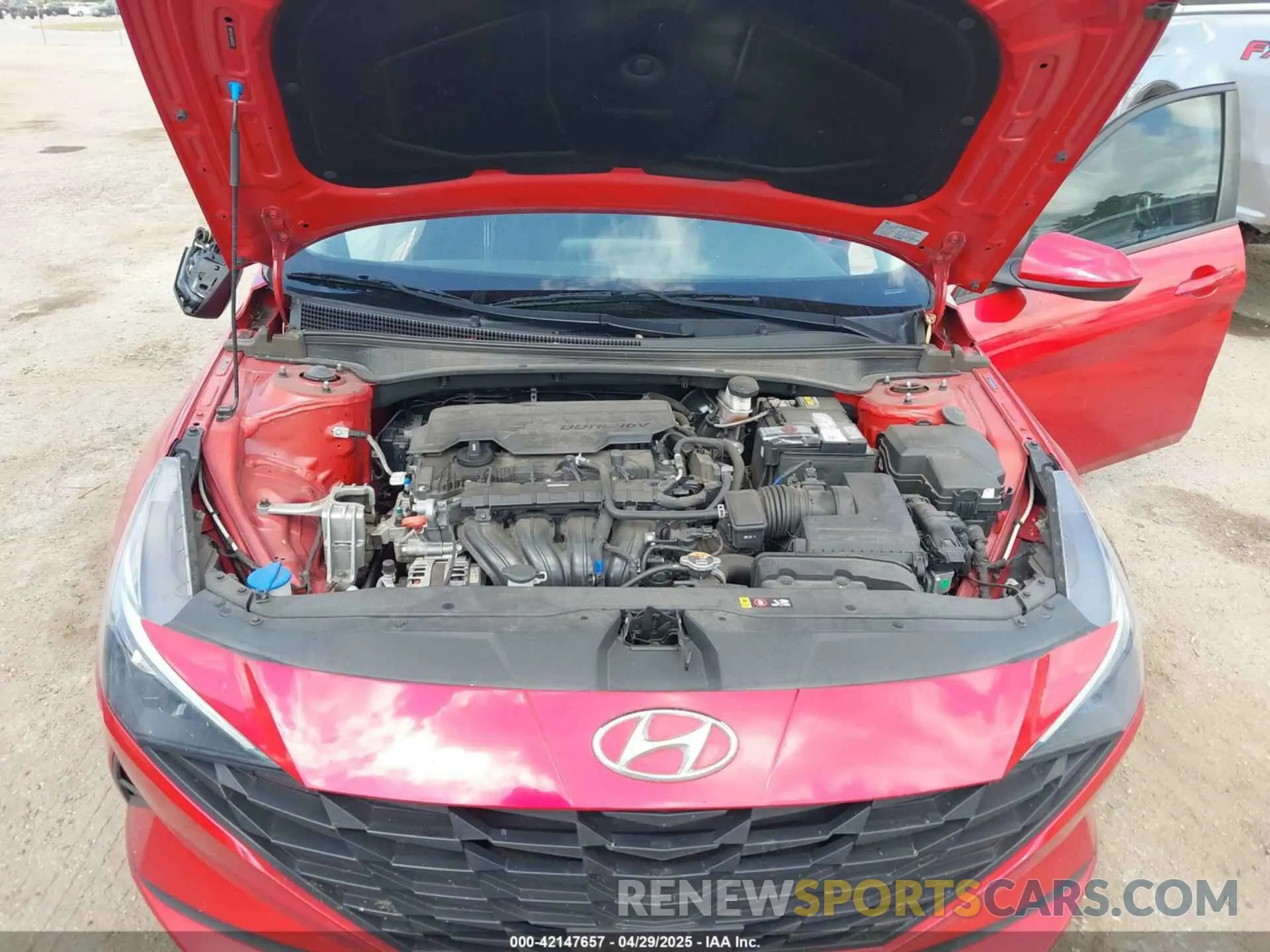 10 Фотография поврежденного автомобиля 5NPLS4AG3MH052015 HYUNDAI ELANTRA 2021