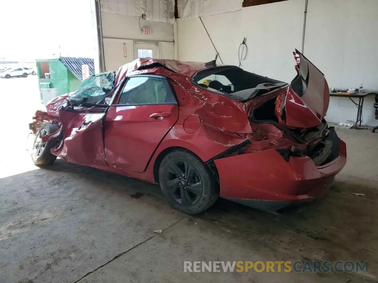 2 Фотография поврежденного автомобиля 5NPLS4AG4MH030153 HYUNDAI ELANTRA 2021