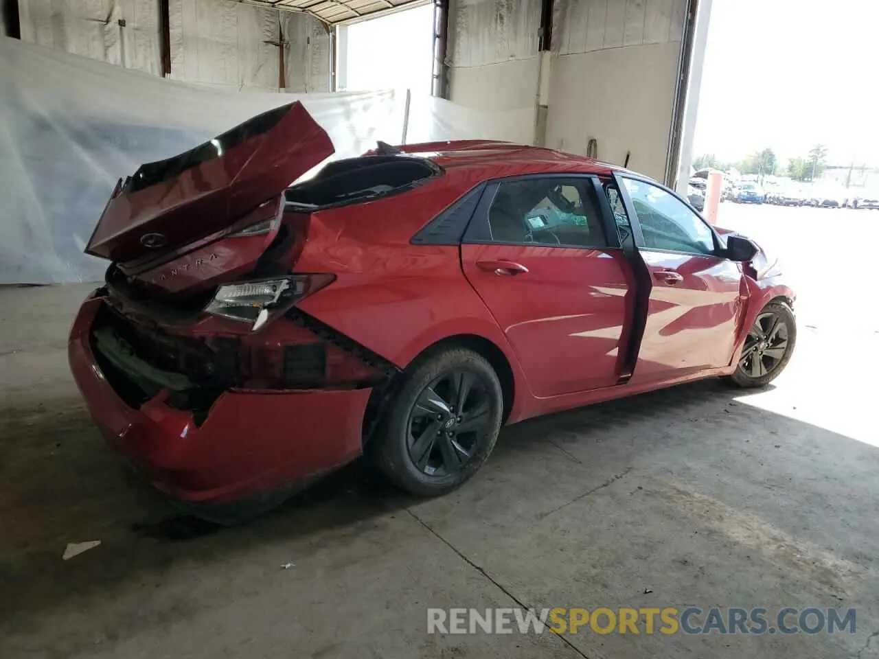 3 Фотография поврежденного автомобиля 5NPLS4AG4MH030153 HYUNDAI ELANTRA 2021