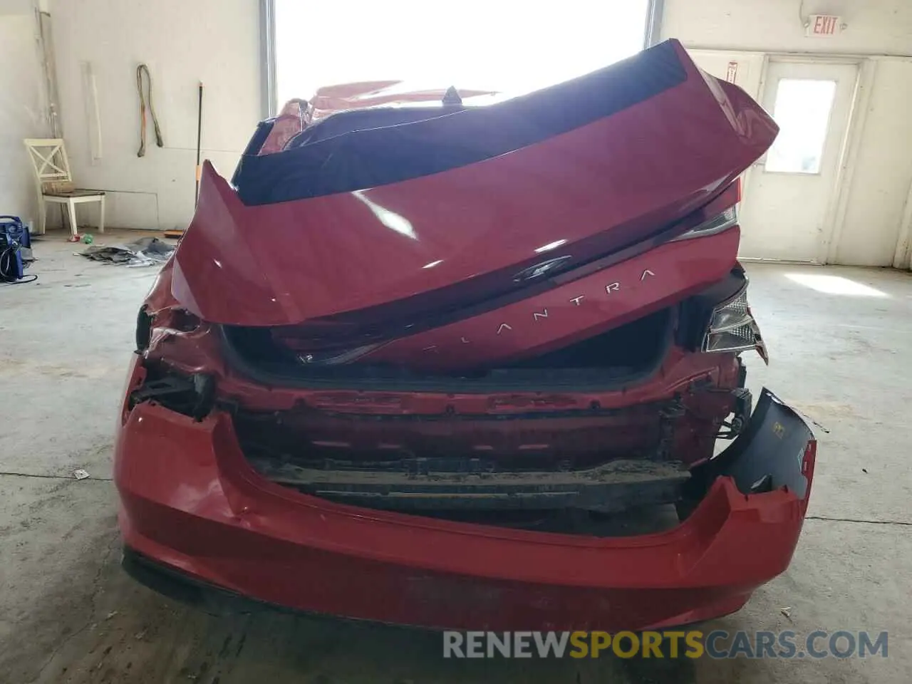 6 Фотография поврежденного автомобиля 5NPLS4AG4MH030153 HYUNDAI ELANTRA 2021