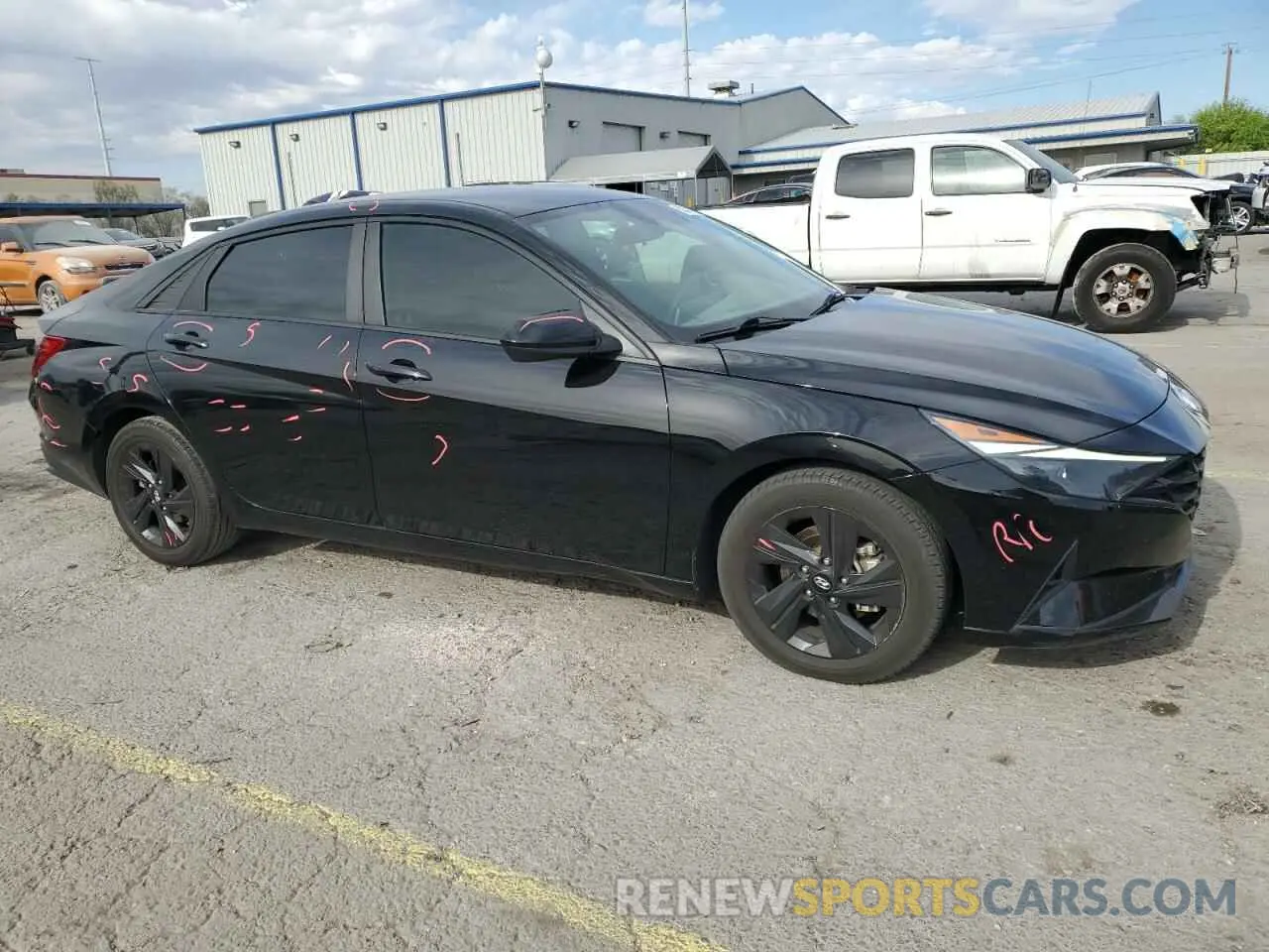 4 Фотография поврежденного автомобиля 5NPLS4AG7MH017638 HYUNDAI ELANTRA 2021