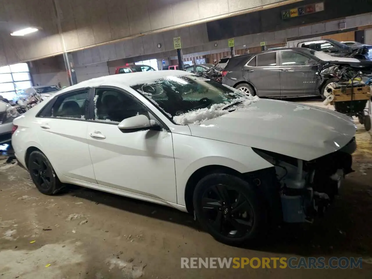 4 Фотография поврежденного автомобиля 5NPLS4AG7MH039591 HYUNDAI ELANTRA 2021