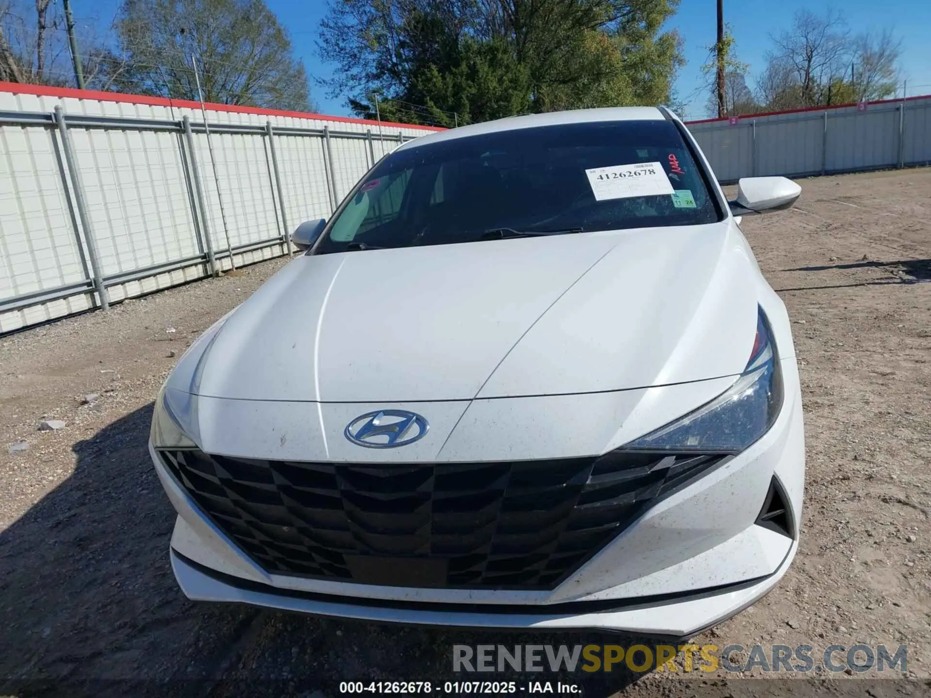 12 Photograph of a damaged car 5NPLS4AG8MH007233 HYUNDAI ELANTRA 2021