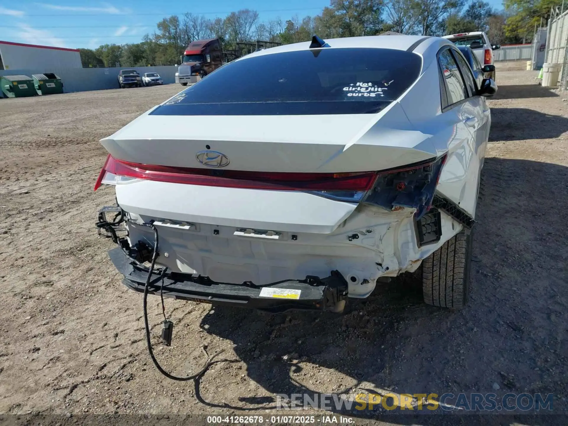 6 Photograph of a damaged car 5NPLS4AG8MH007233 HYUNDAI ELANTRA 2021