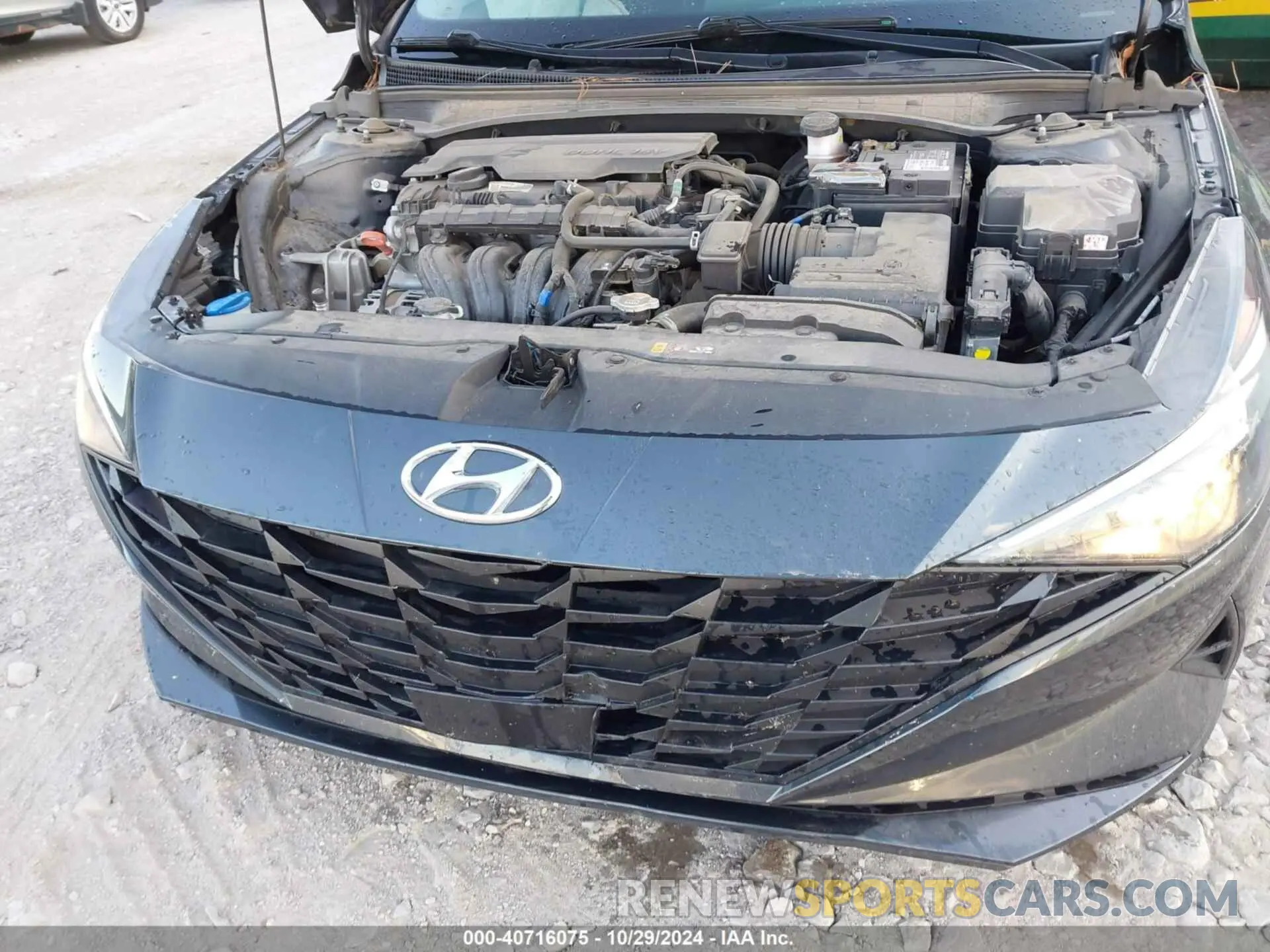 10 Photograph of a damaged car 5NPLS4AG8MH017163 HYUNDAI ELANTRA 2021