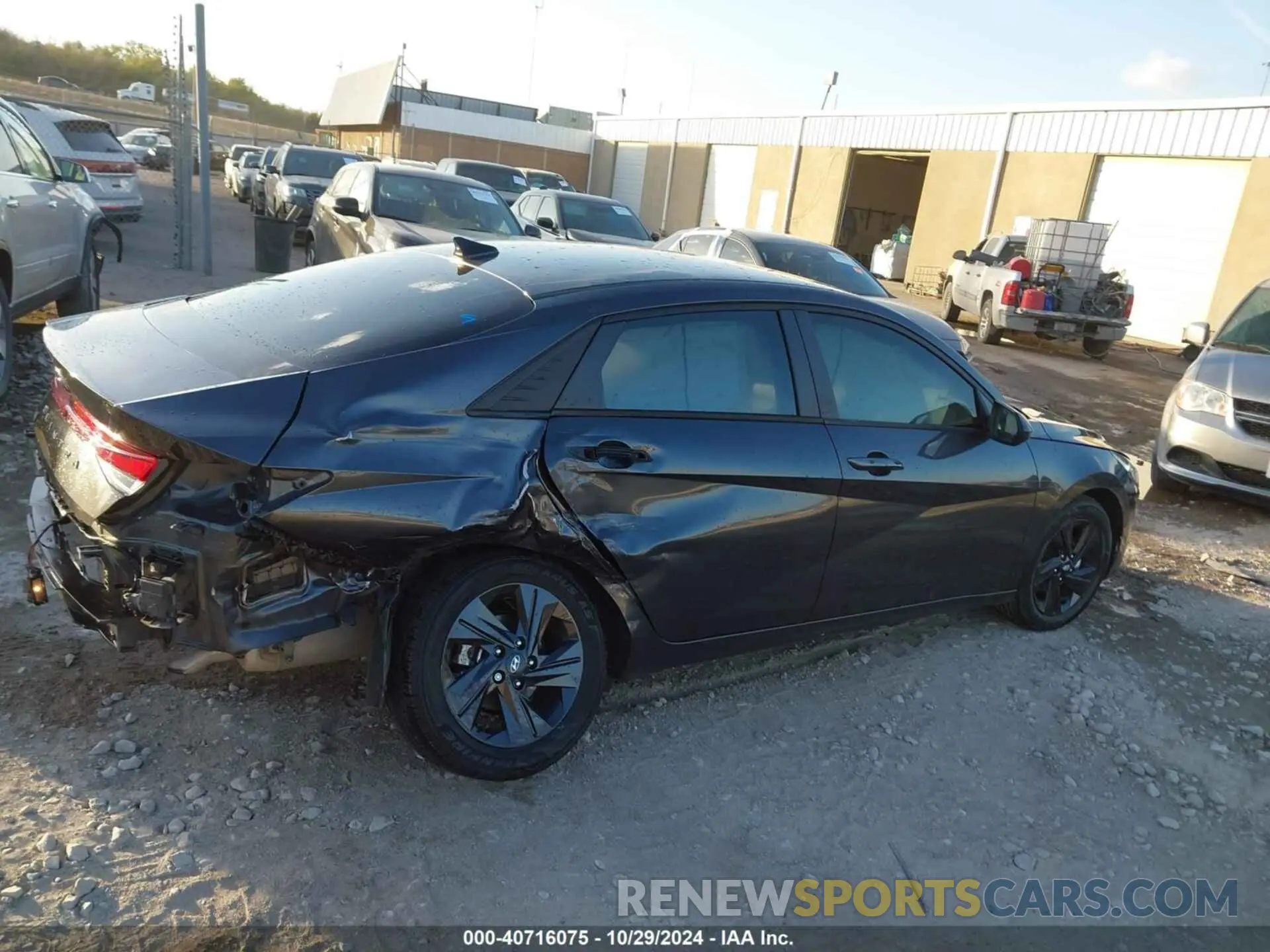 13 Photograph of a damaged car 5NPLS4AG8MH017163 HYUNDAI ELANTRA 2021