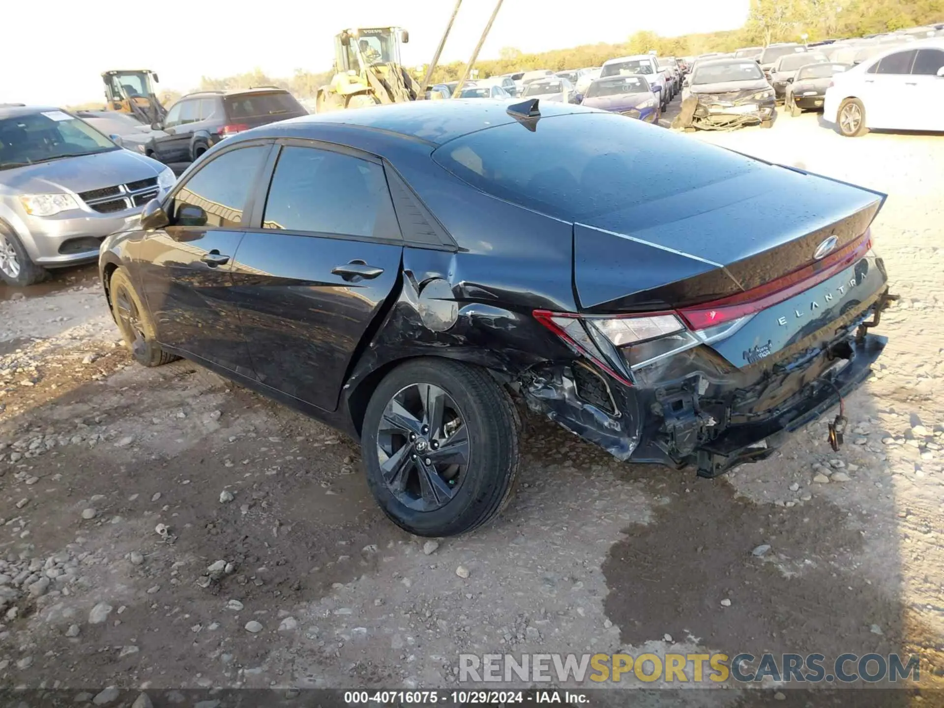 3 Photograph of a damaged car 5NPLS4AG8MH017163 HYUNDAI ELANTRA 2021