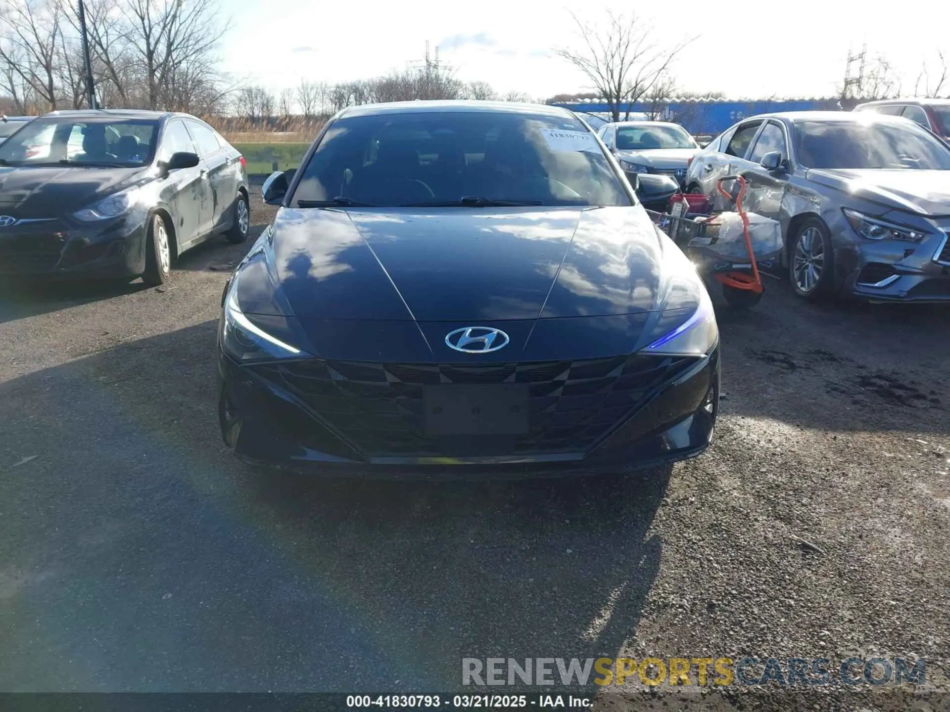12 Фотография поврежденного автомобиля 5NPLS4AG8MH031614 HYUNDAI ELANTRA 2021