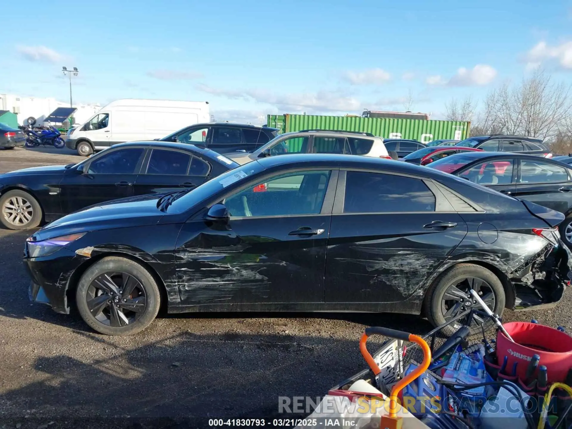 14 Фотография поврежденного автомобиля 5NPLS4AG8MH031614 HYUNDAI ELANTRA 2021
