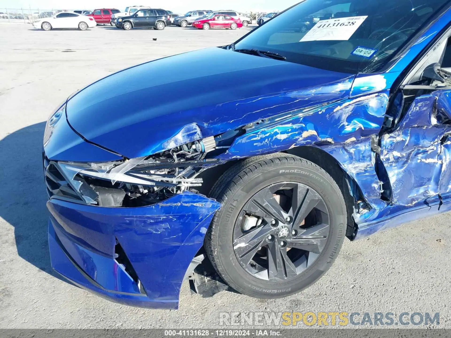 6 Фотография поврежденного автомобиля 5NPLS4AG8MH032634 HYUNDAI ELANTRA 2021