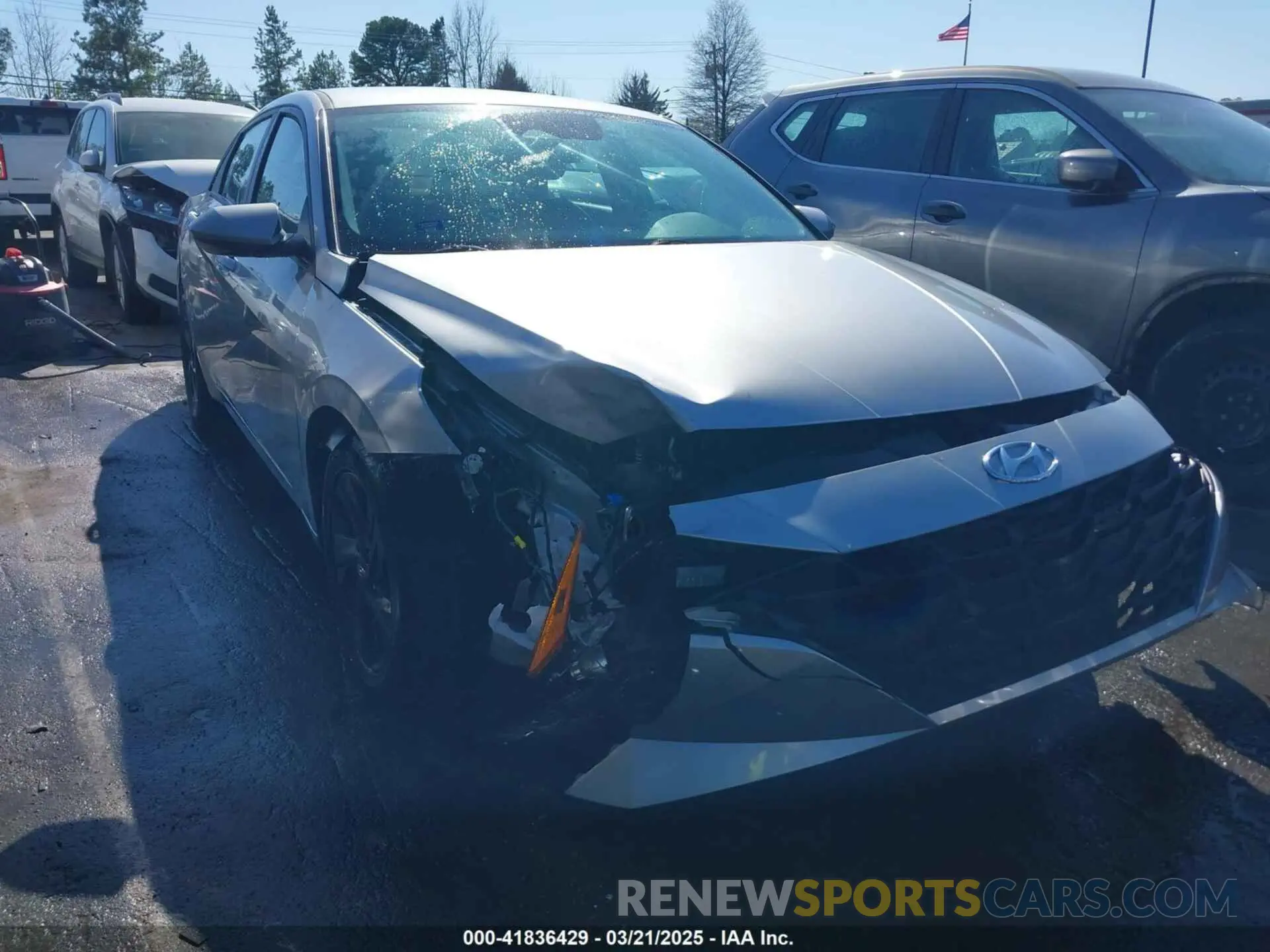 6 Photograph of a damaged car 5NPLS4AG8MH034125 HYUNDAI ELANTRA 2021
